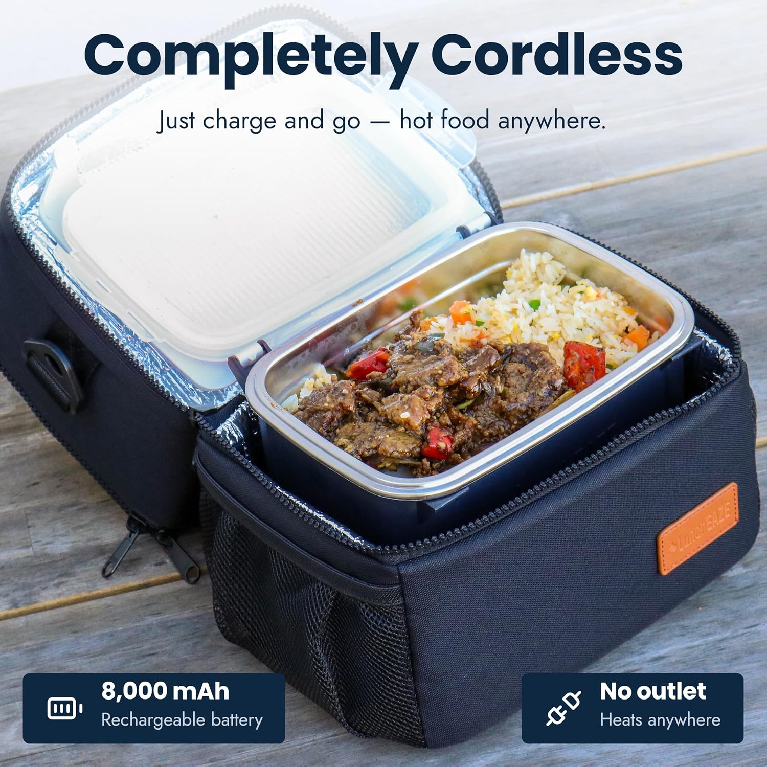 Thumbnail 4 de LunchEAZE Pro Cordless Heated Lunchbox 4-Cup 🍱