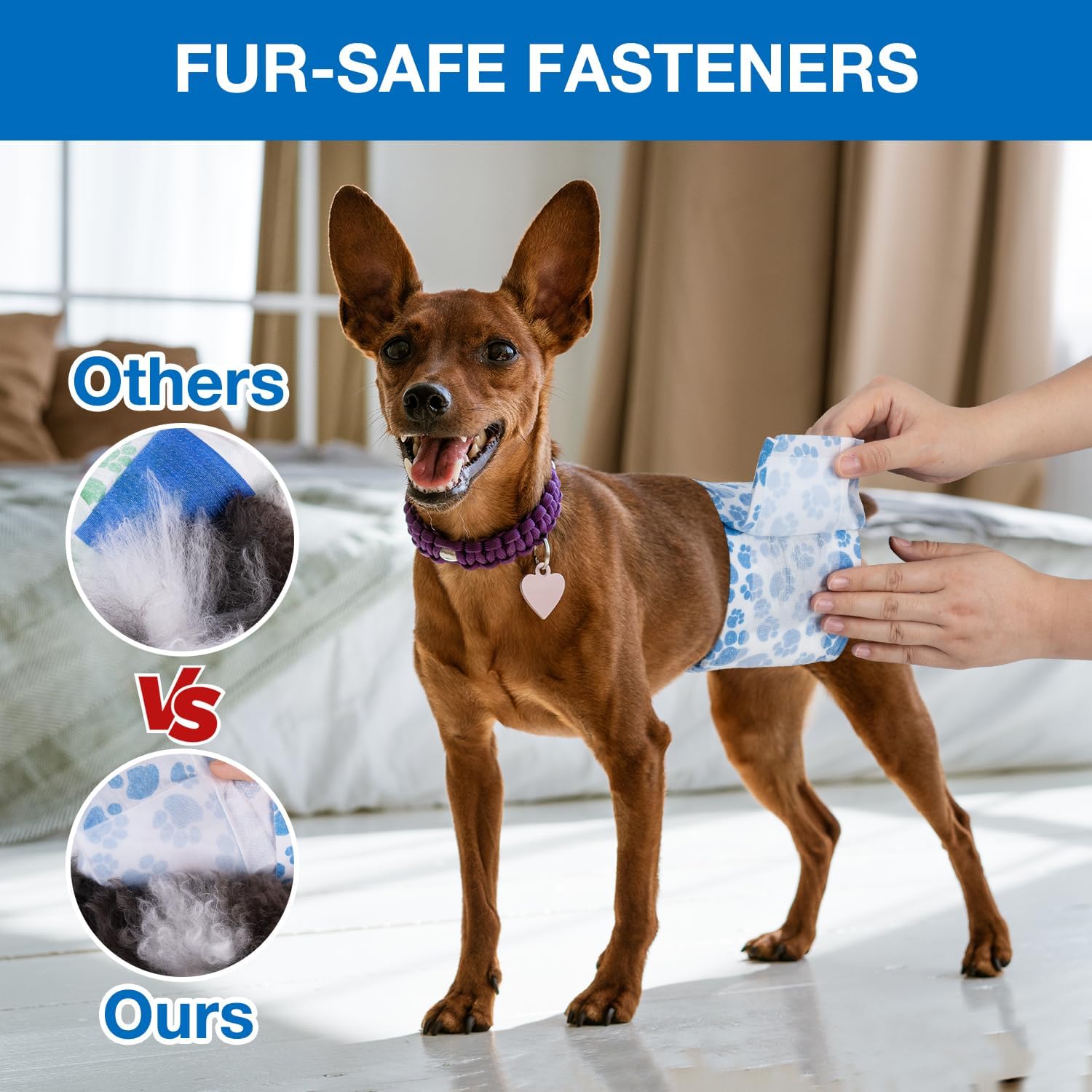 Thumbnail 4 de Dono Disposable Dog Nappies Male (40 pcs) with Wetness Indicator – Male Wraps & Belly Bands