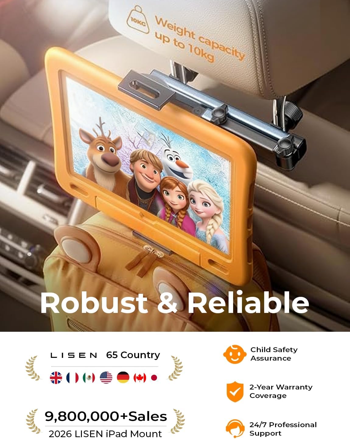 Thumbnail 5 de LISEN 3-in-1 Car Tablet Holder