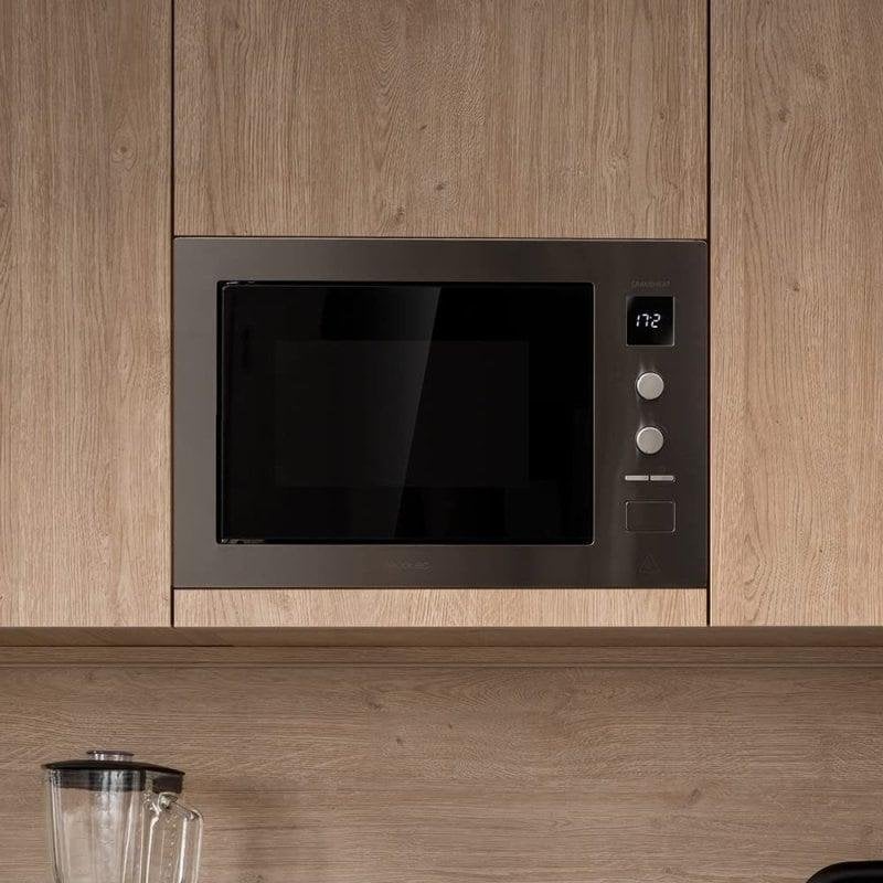 Detalle de Cecotec GrandHeat 2550 Built-in Steel Microondas con Grill 25L y 1320W