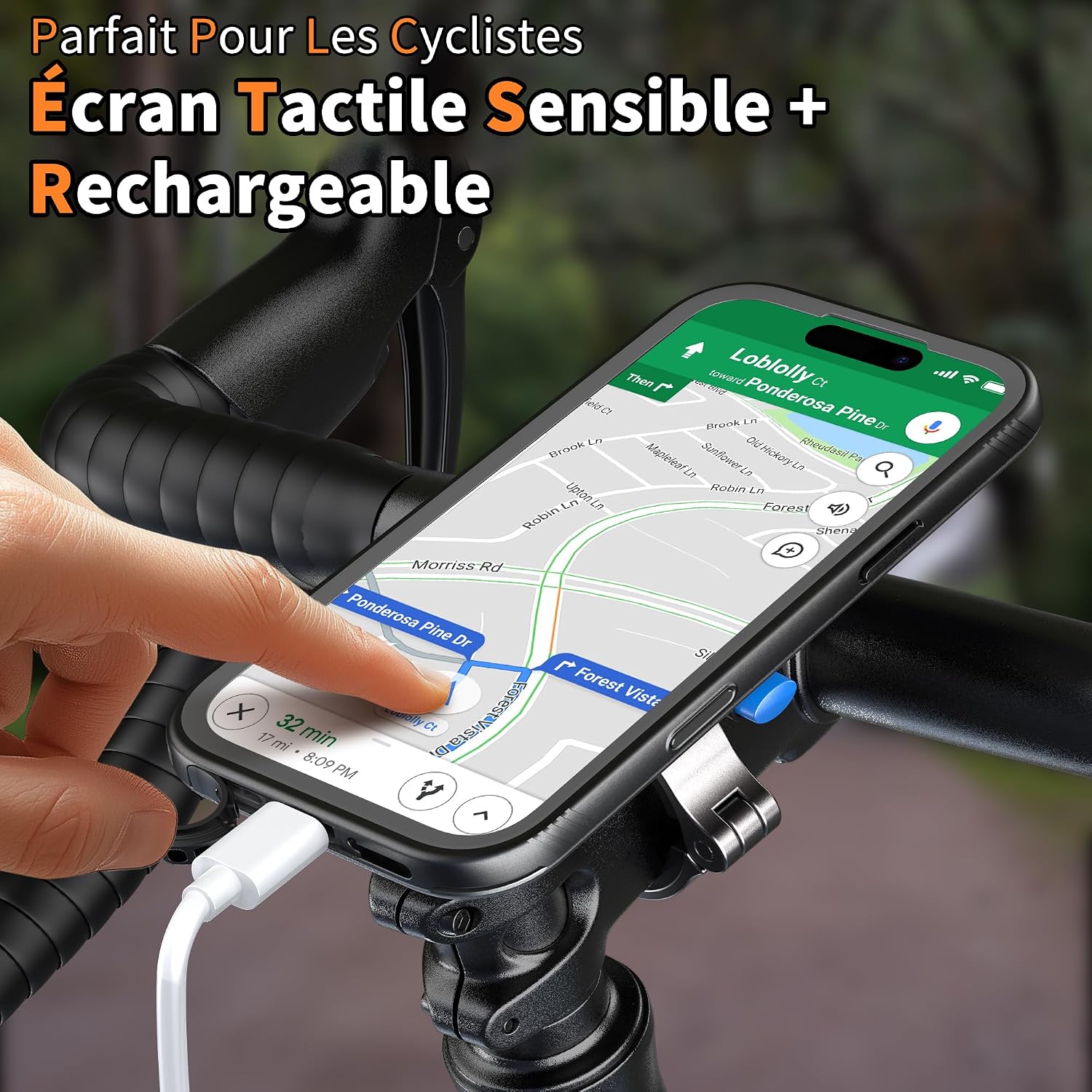 Thumbnail 6 de Cozycase Support Téléphone Vélo et Étui IP68 pour iPhone 17 Pro – Porte-Guidon Antichoc et Étanche