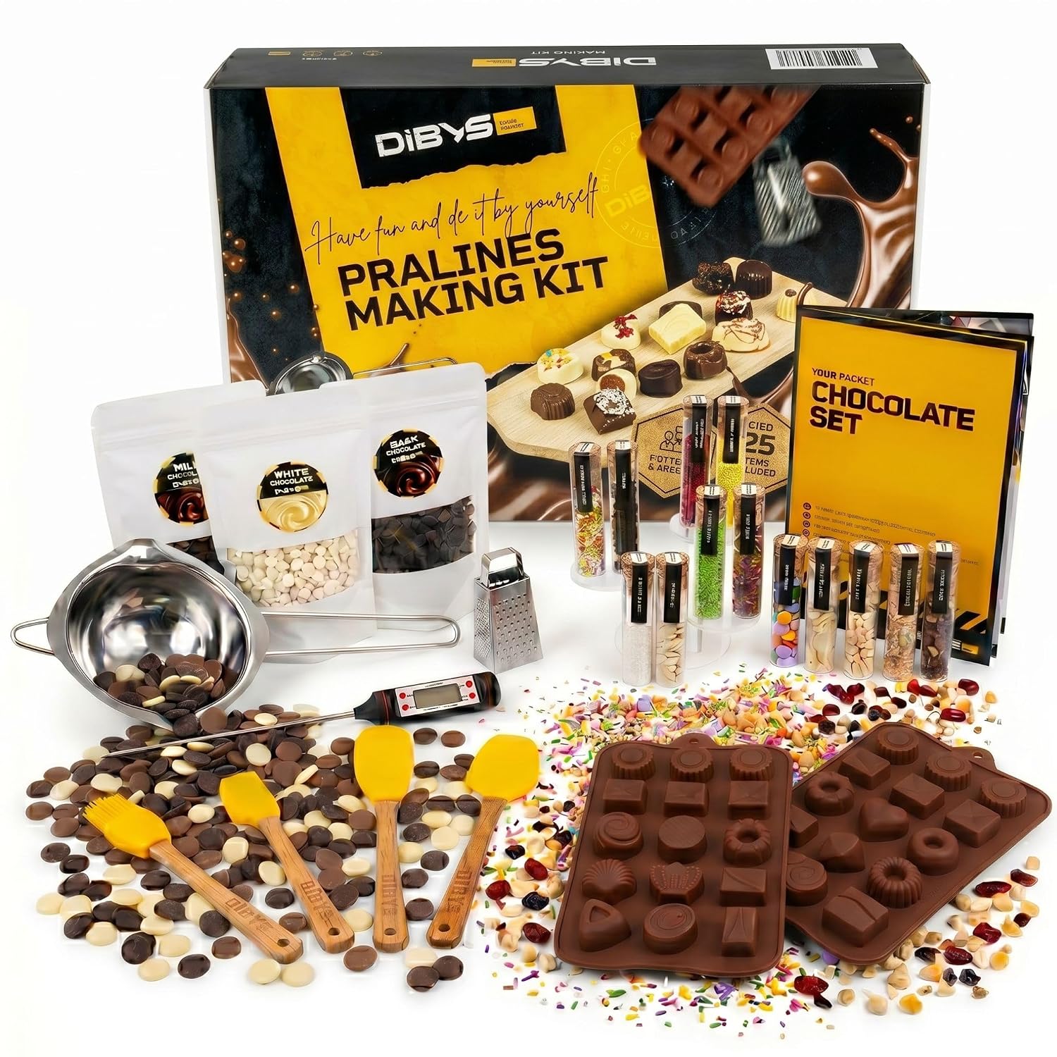 Detalle 2 de DiBYS Dubai Schokolade Set 1.000g 🍫