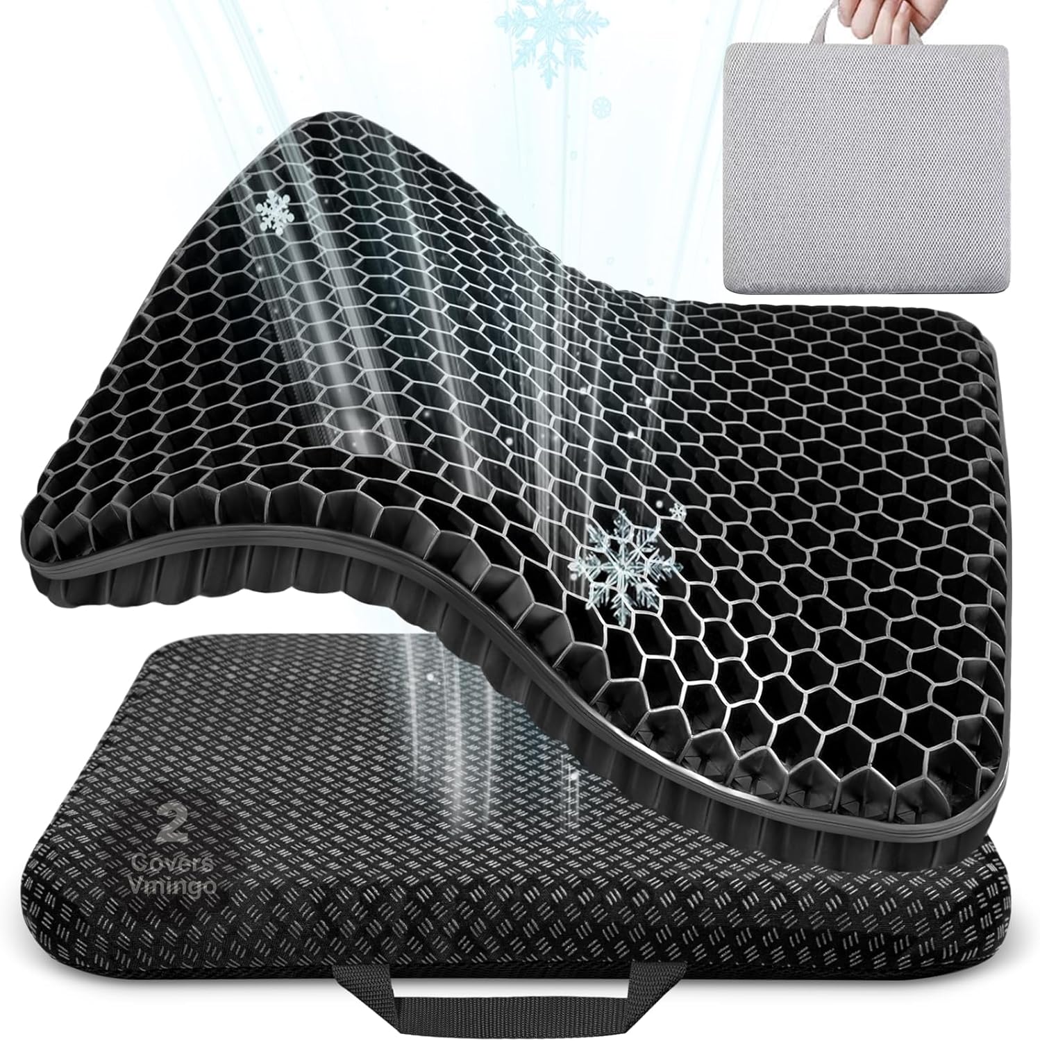 Detalle de Vmingo Gel Seat Cushion ergonomic support for chair