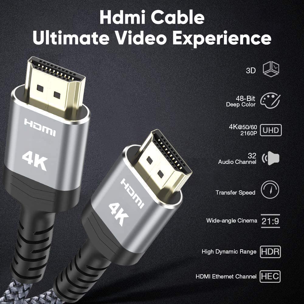 Thumbnail 3 de Highwings 4K Long HDMI Cable 50FT