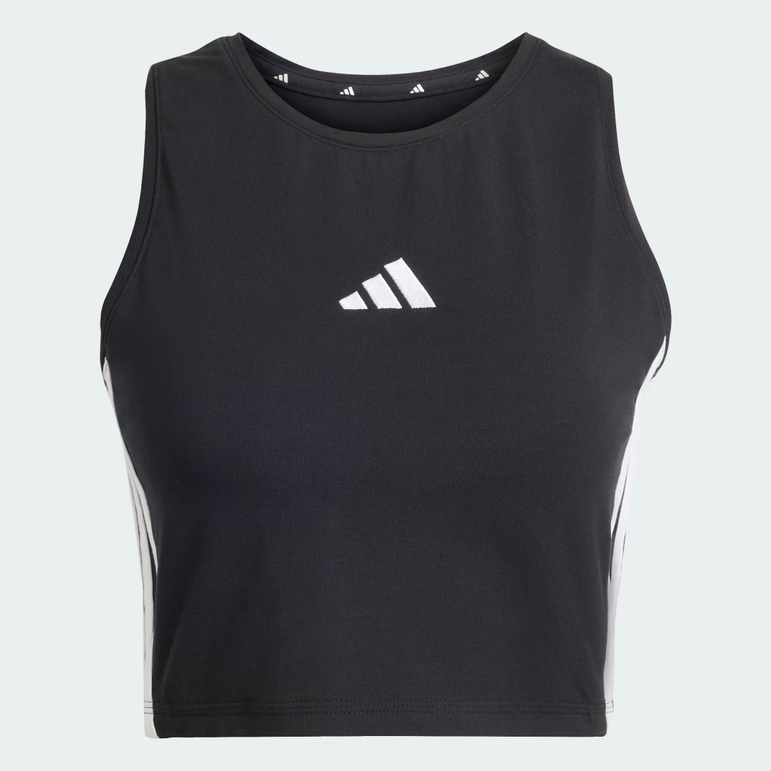 Thumbnail 3 de Camiseta acolchada Essentials 3 Stripes de Adidas – Negro