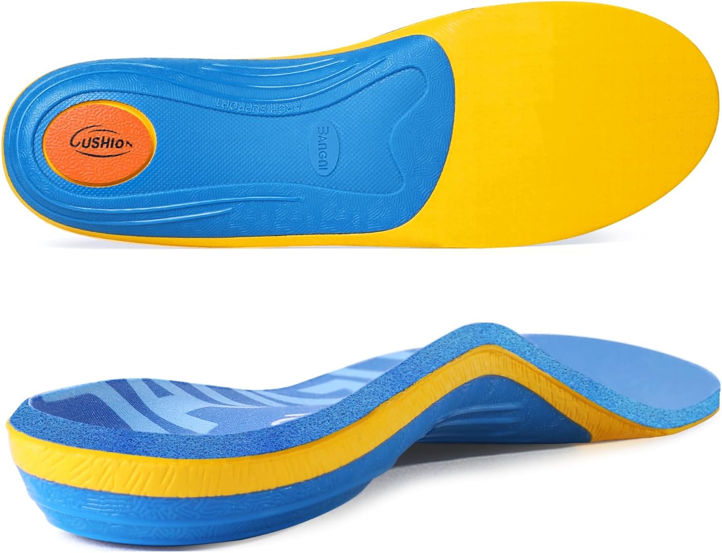 Detalle de 3ANGNI Plantar Fasciitis Insoles for 220+ lb