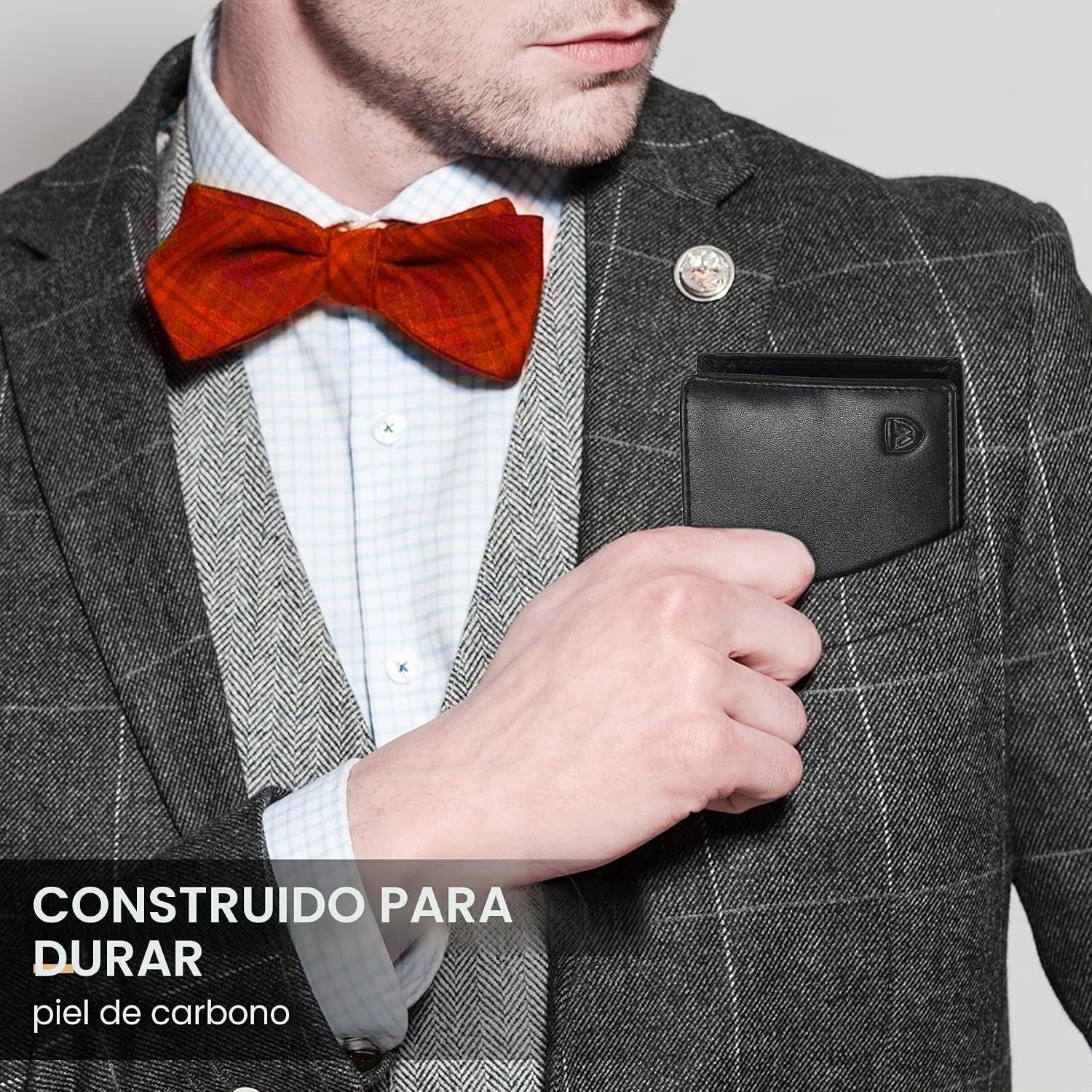 Thumbnail 5 de WONSEFOO Carteras Hombre RFID Bifold Delgada