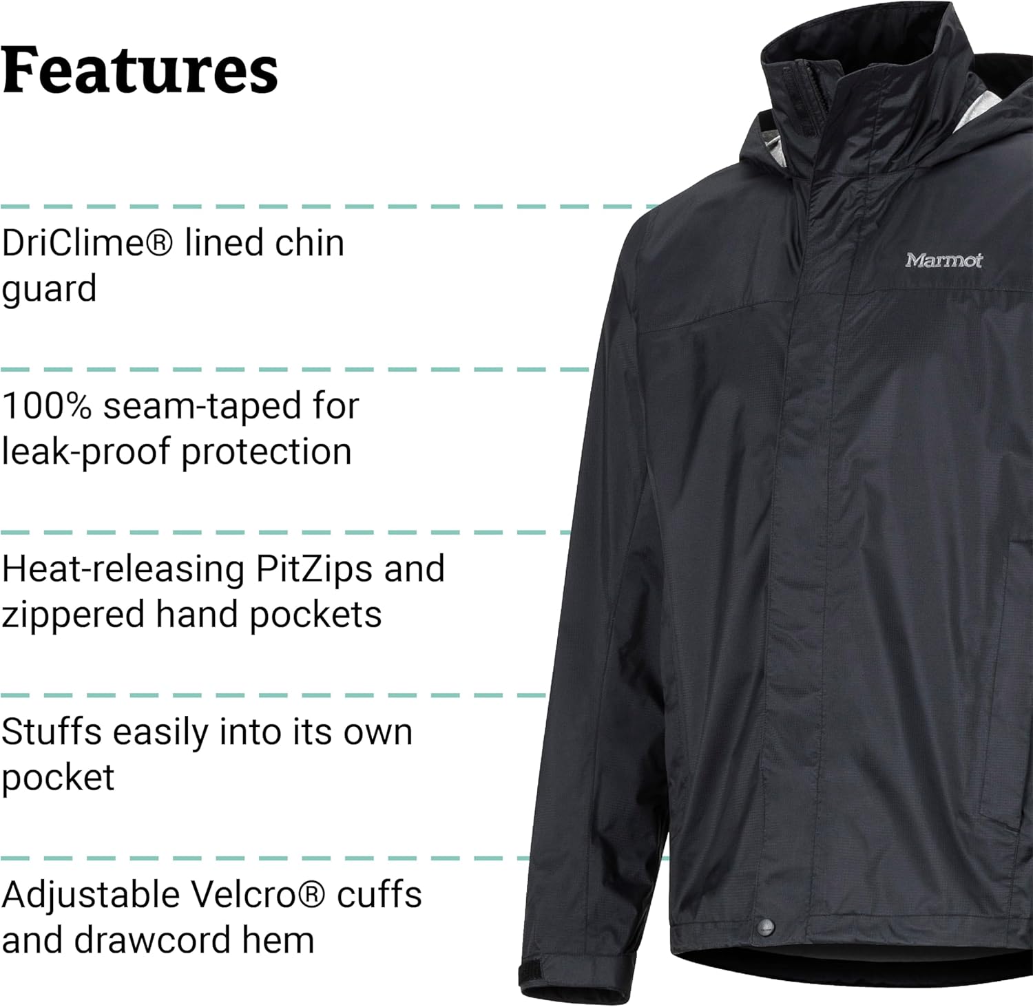 Thumbnail 5 de MARMOT Precip Eco Waterproof Jacket for Men