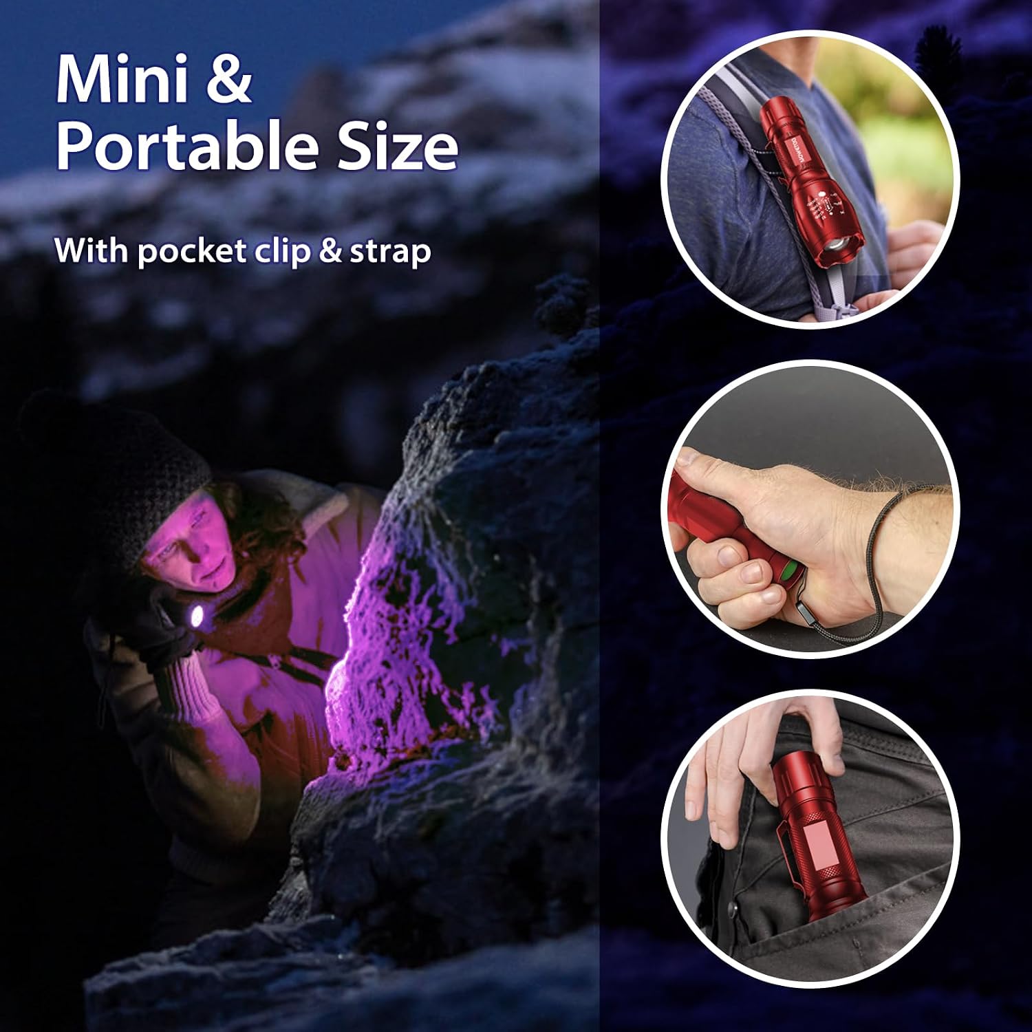 Thumbnail 4 de MOWETOO Taschenlampe UV 395nm 40W