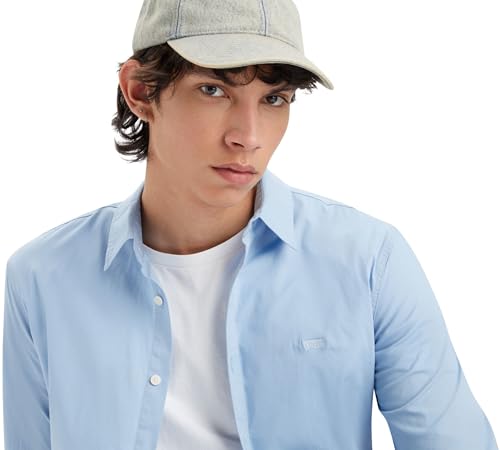 Thumbnail 2 de Levi's Long-Sleeve Battery Housemark Slim Camisa - Soft Chambray Blue (M, Hombre)