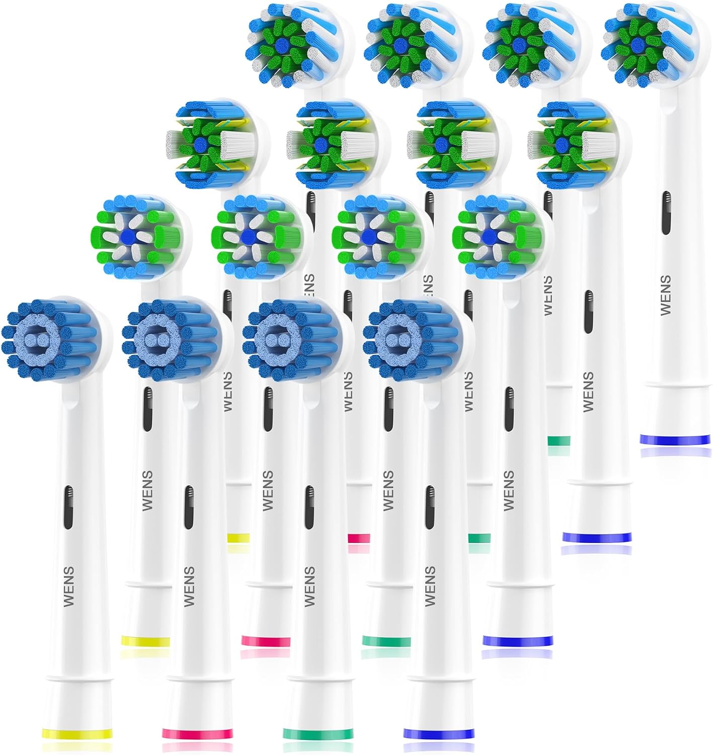 Detalle de WENS Aufsteckbürsten für Oral-B 16er