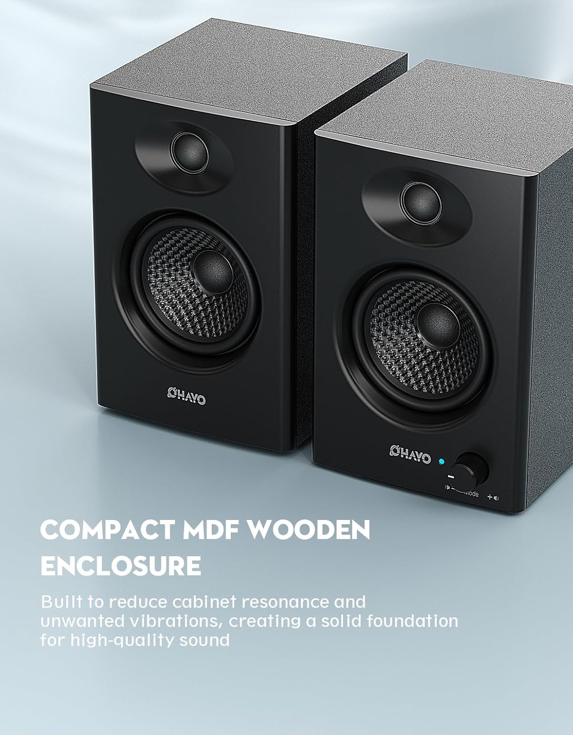 Detalle 2 de OHAYO 60W Bluetooth 5.3 Computer Speakers