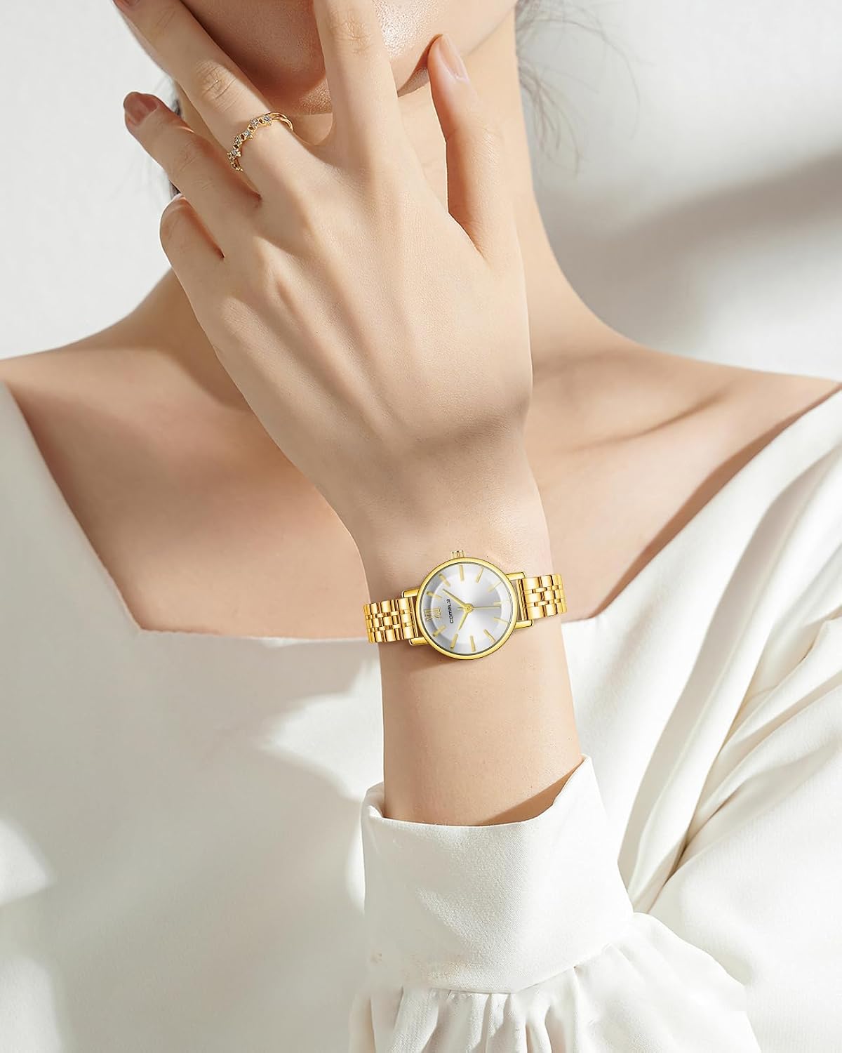 Detalle 2 de CIVO Damen Uhr 26 mm Edelstahl Quarz