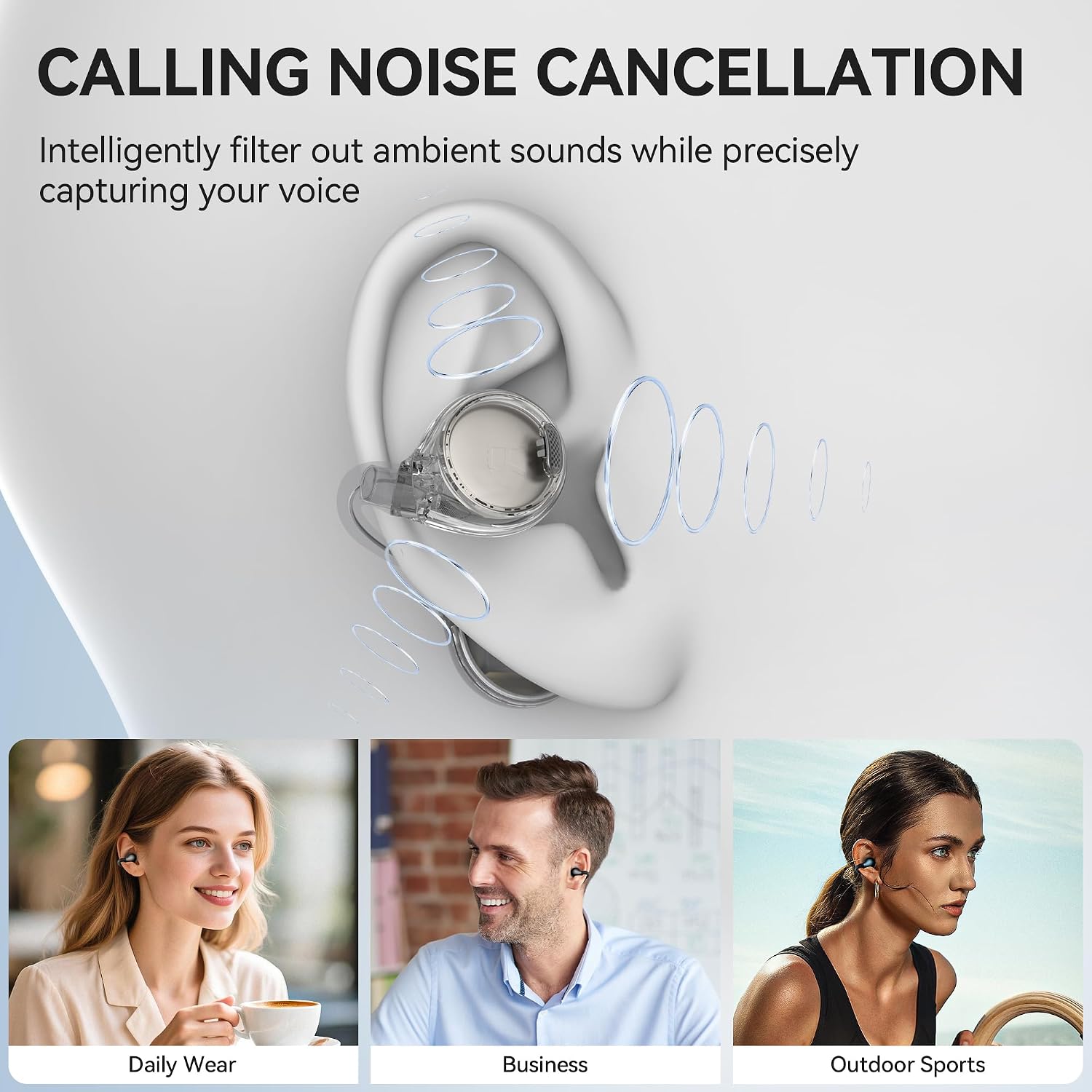 Detalle 2 de Oraolo Open-Ear Headphones, Bluetooth 6.0
