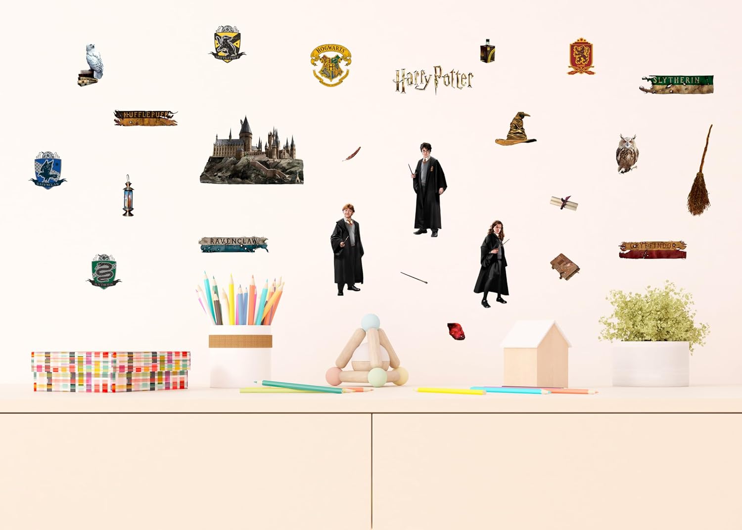 Thumbnail 3 de AG Design ADKS 3838-417 muursticker Harry Potter Hogwarts, 30 x 30 cm