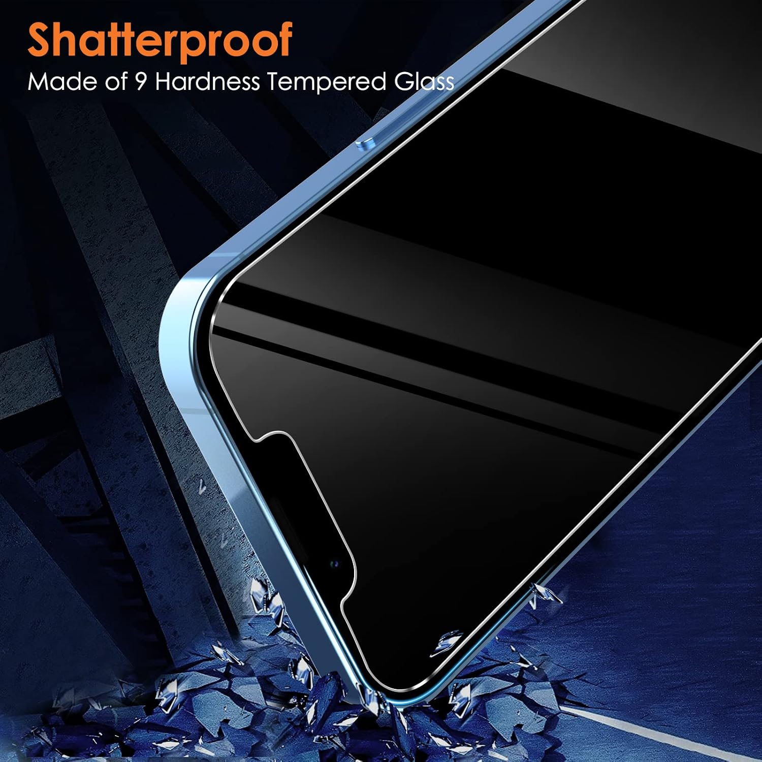 Detalle 2 de YMHML Privacy Screen Protector for iPhone 14 Plus