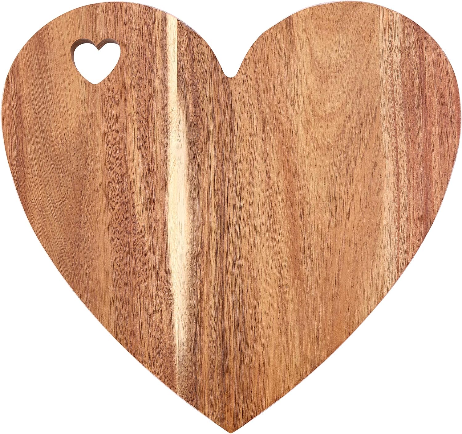 Detalle 2 de Premier Housewares Socorro Heart Chopping Board, Acacia Wood, Pink Edges