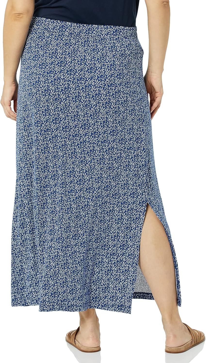 Detalle 2 de Leichter Maxirock aus Strick für Damen – Amazon Essentials Damen Leichter Maxirock Aus Strick