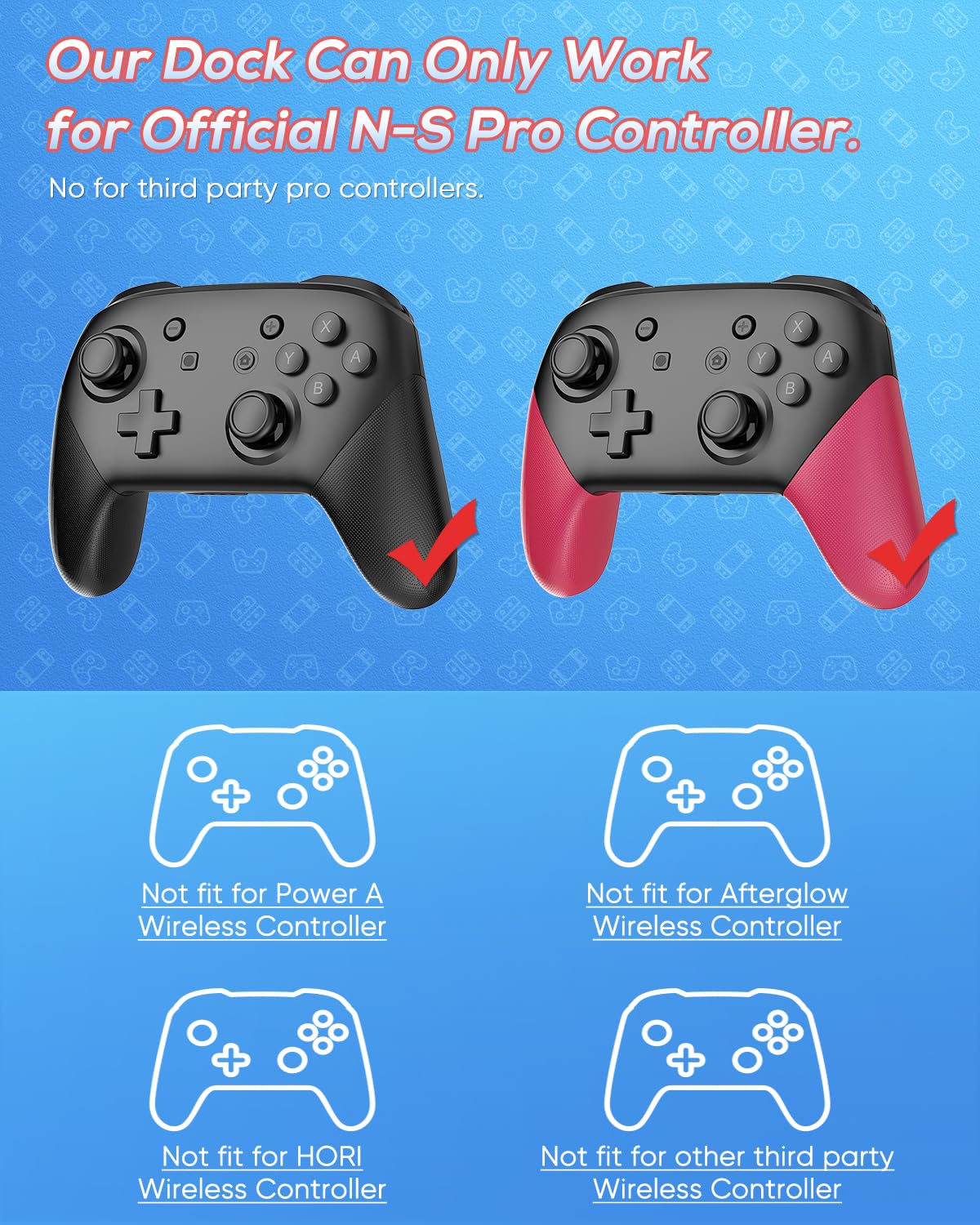 Thumbnail 1 de FASTSNAIL Ladestation für Nintendo Switch / Switch OLED mit Platz für 4 Controller und Pro Controller