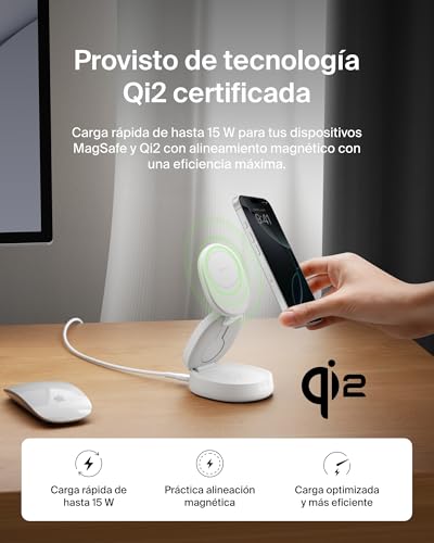 Detalle 2 de Belkin BoostCharge Cargador Inalámbrico 3 en 1