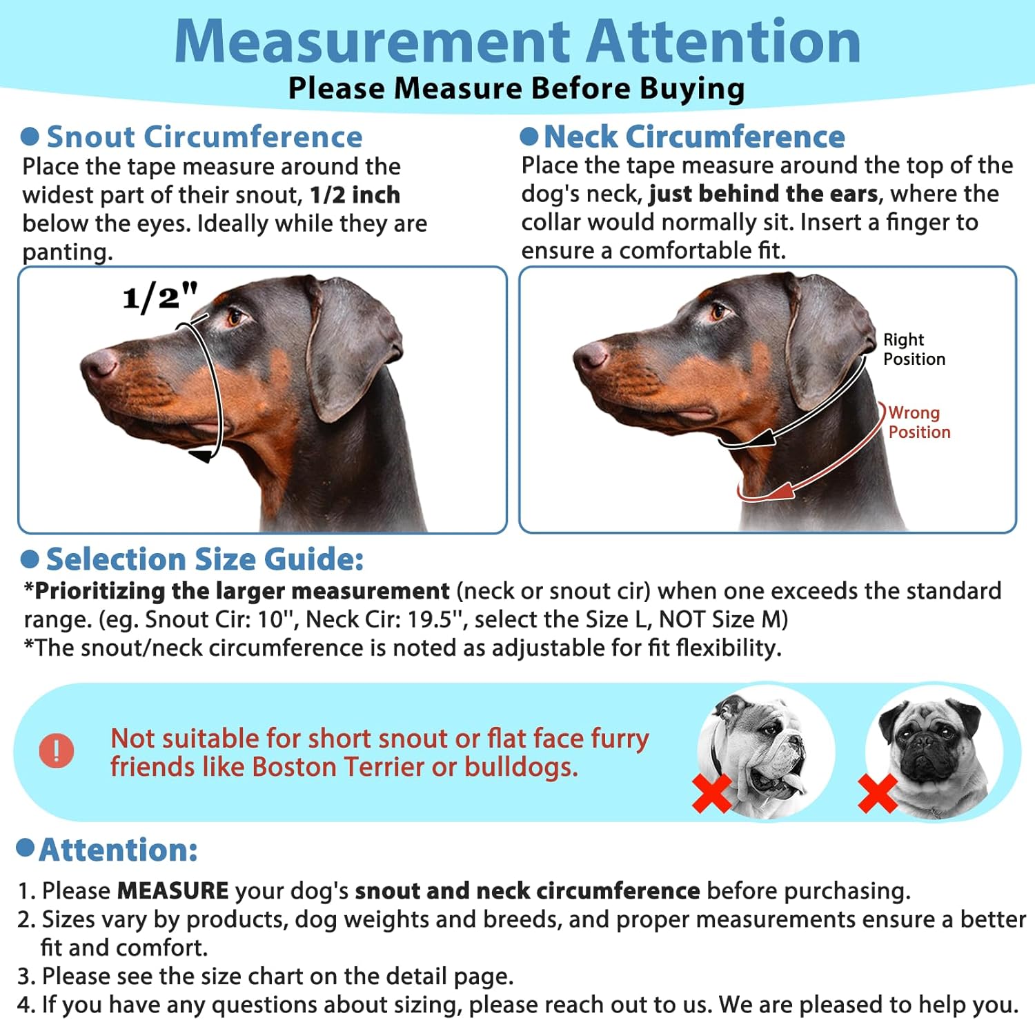 Thumbnail 1 de Mayerzon Dog Head Collar with Soft Padded – XL Black (Gentle Leader, No-Pull)