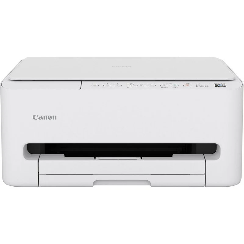 Detalle de Canon PIXMA TS4150i: Impresora multifunción Wi‑Fi en blanco, ideal para casa u oficina