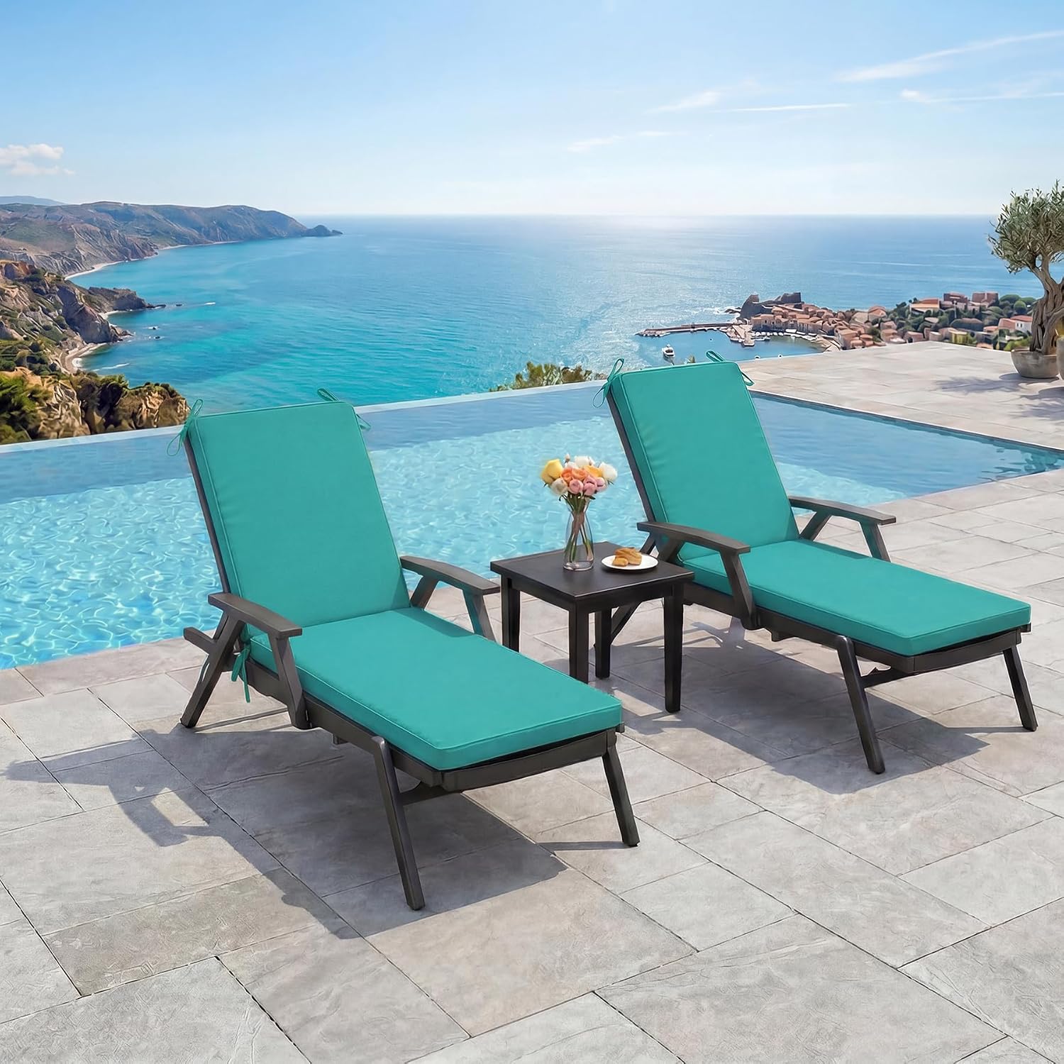 Thumbnail 6 de Chaise Lounge Cushion 72 x 21 x 3 Inch