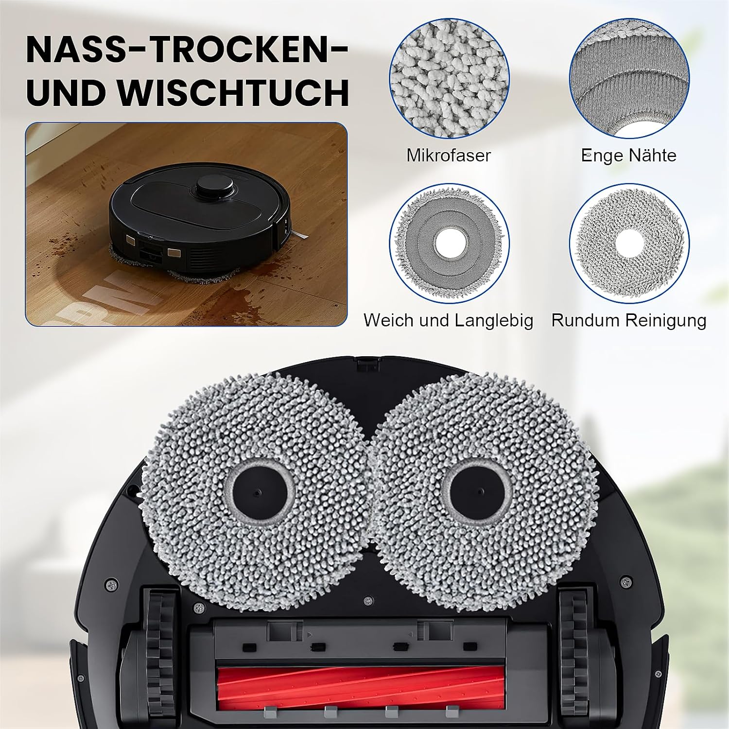 Thumbnail 6 de 25-teiliges Zubehör-Set für Roborock QV 35A / QV 35S / Qrevo / QR 598 / QR 798 Saugroboter