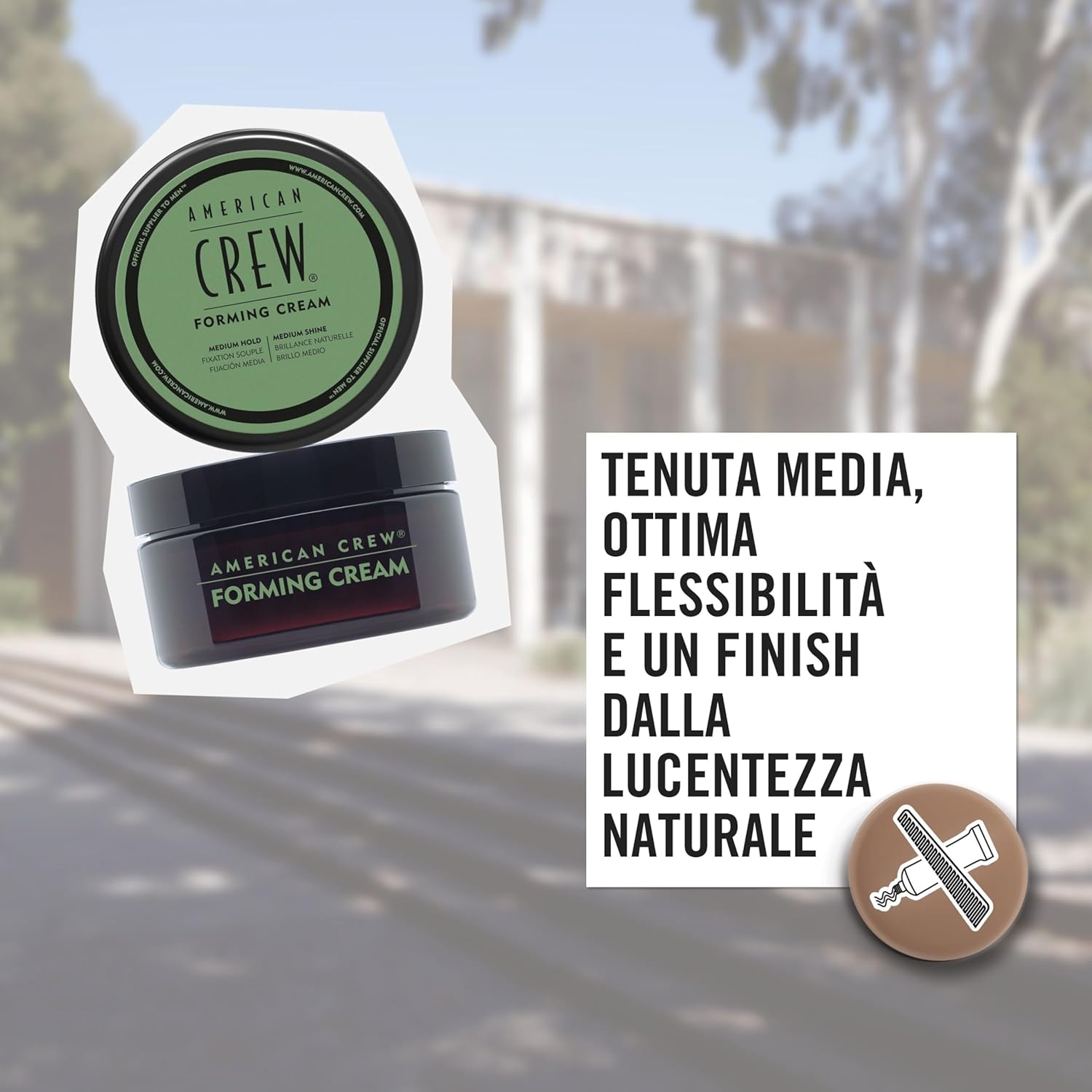 Thumbnail 1 de American Crew Forming Cream 85 g Cera Capelli Uomo