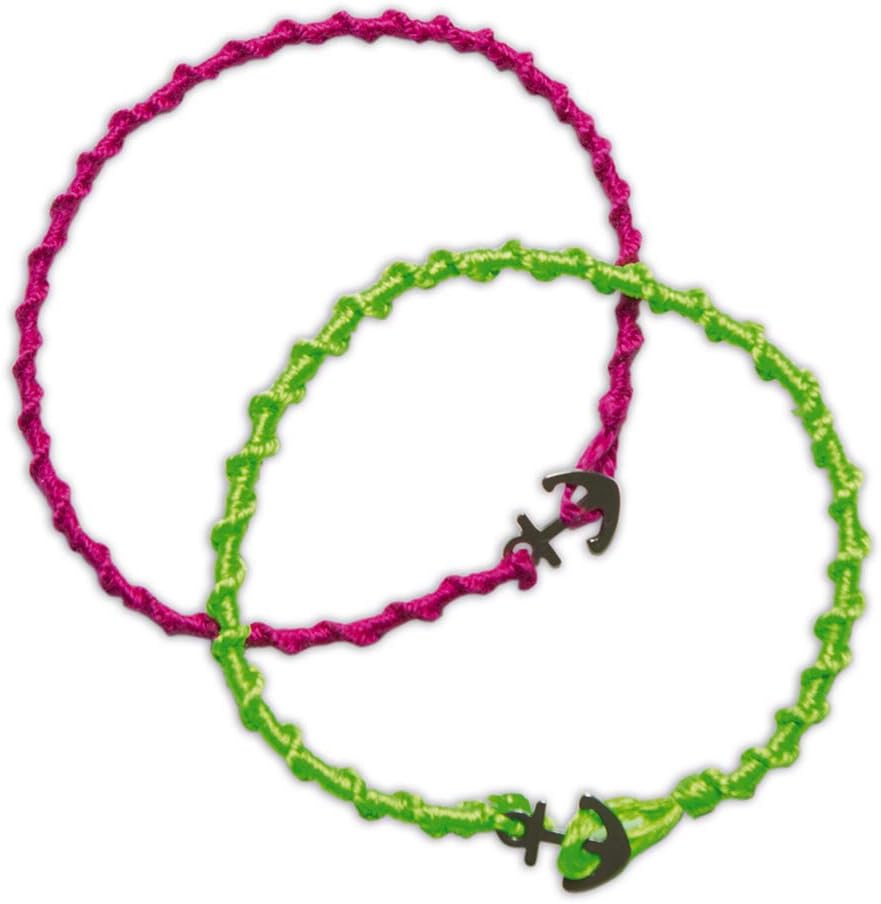 Detalle 2 de Janod Coffret 7 Bracelets Brésiliens Fluo à Créer (Les Ateliers Bijoux) – Kit loisirs créatifs enfant dès 8 ans, J07929