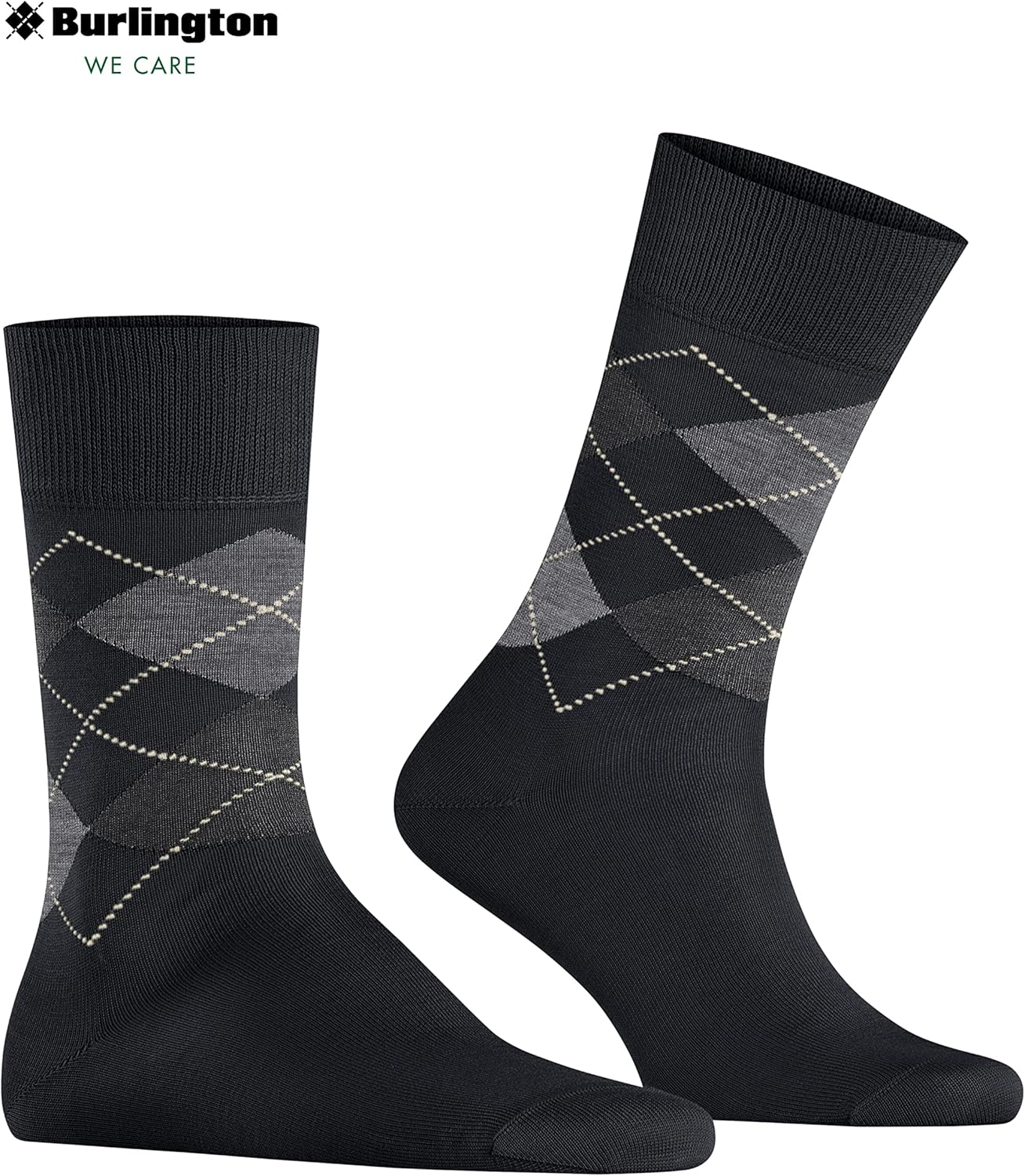 Thumbnail 3 de Chaussettes Burlington Manchester pour homme – coton biologique, motif fantaisie argyle