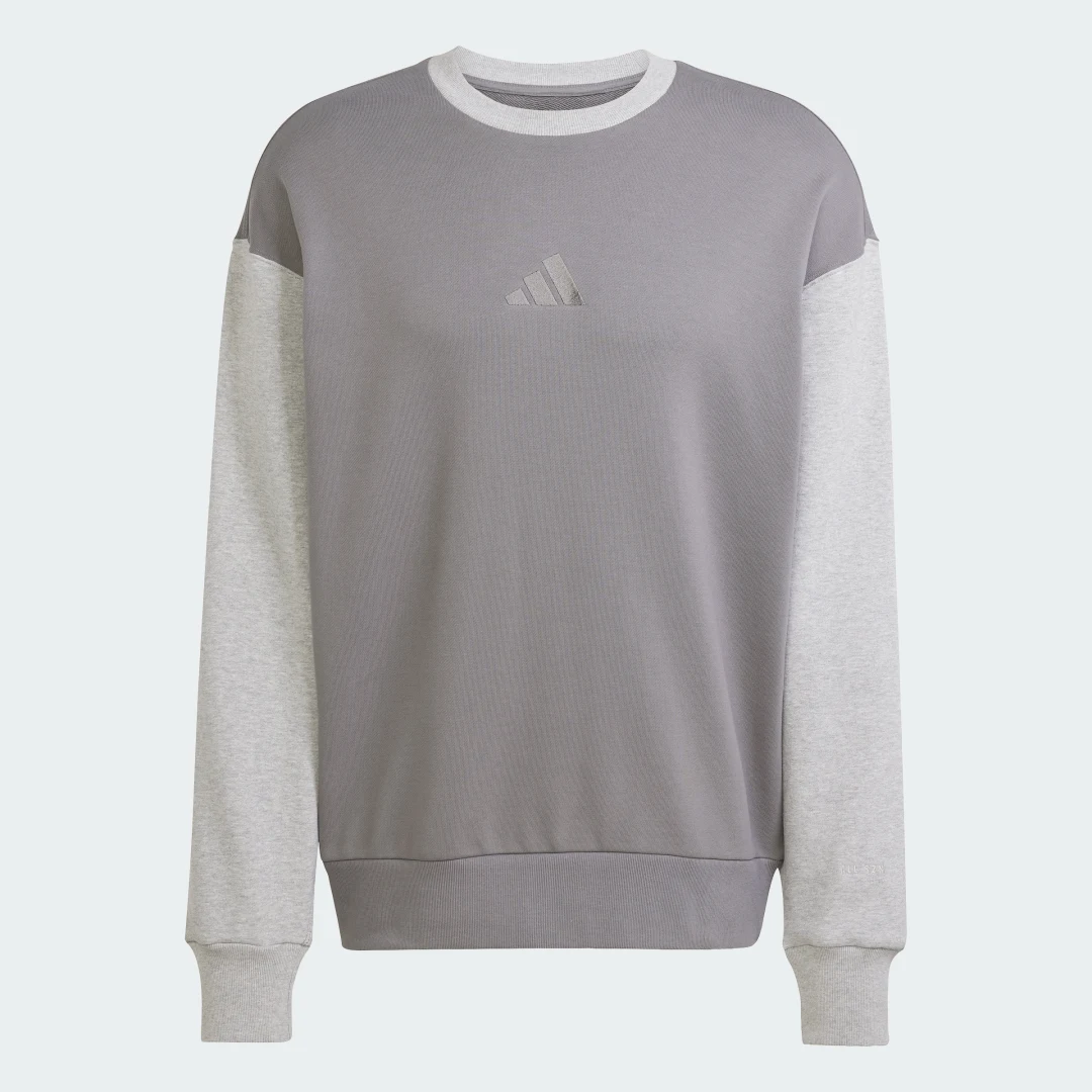 Detalle 2 de All SZN French Terry Colorblock Crew Sweatshirt de Adidas