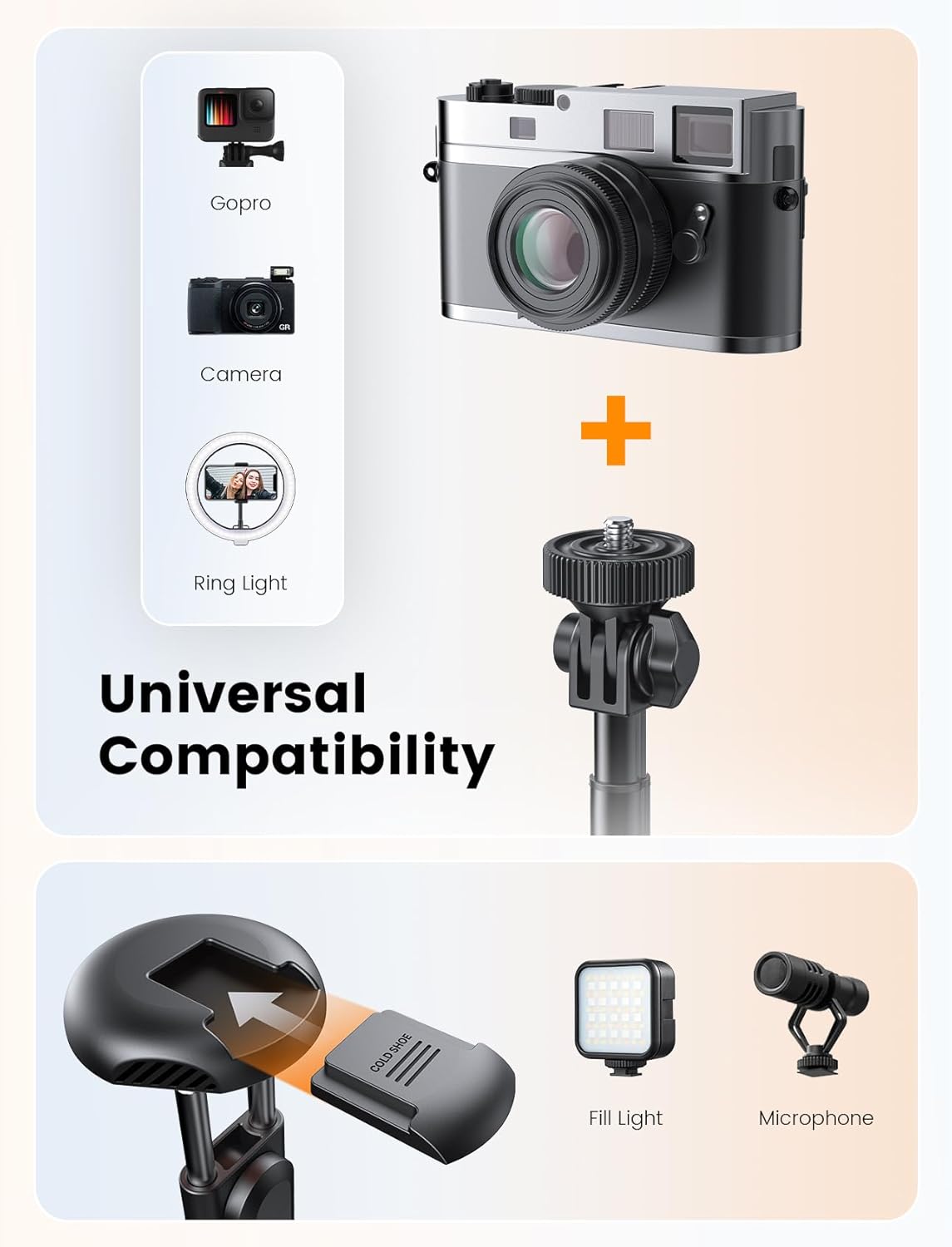 Thumbnail 3 de ANXRE NT79 180cm phone tripod for filming