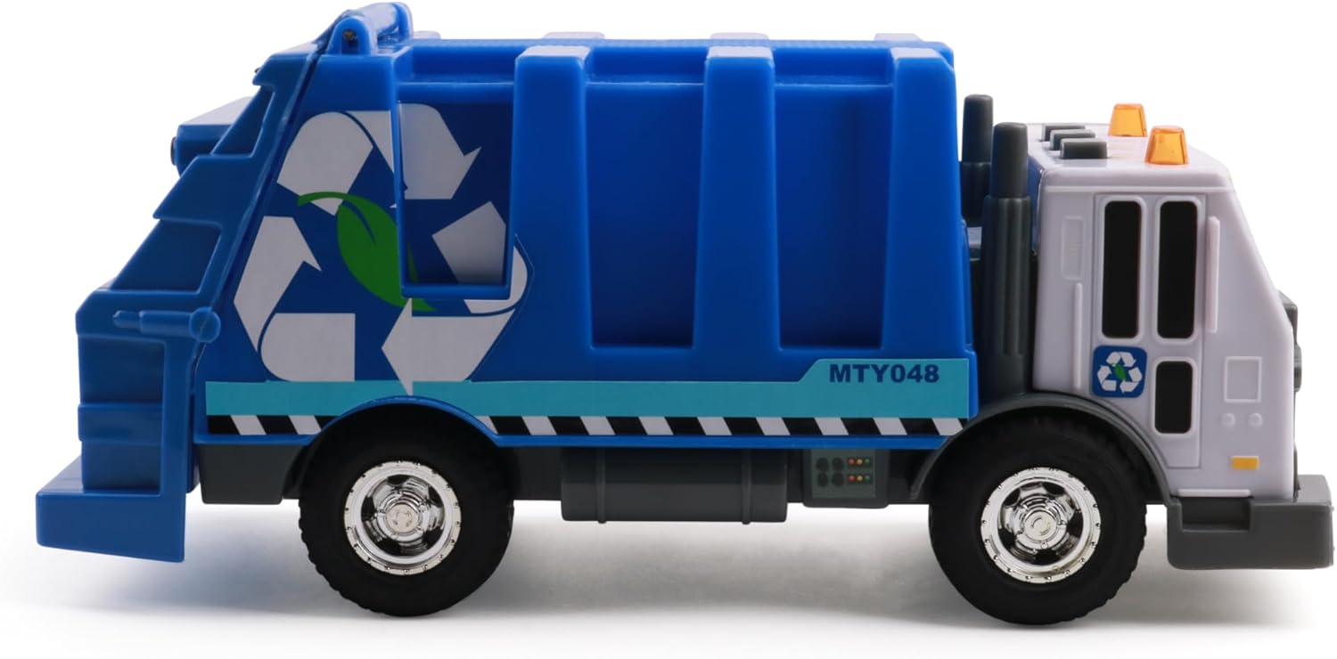 Detalle de Mighty Fleet Garbage Truck Toy 12-Inch