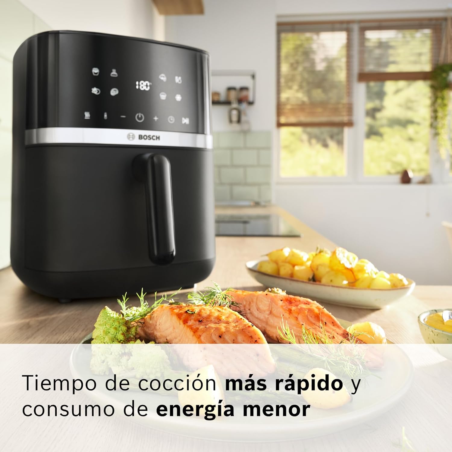 Thumbnail 2 de Bosch Serie 4 XL MAF462B0: freidora de aire Air Fryer de 6,1 L para hasta 4 raciones