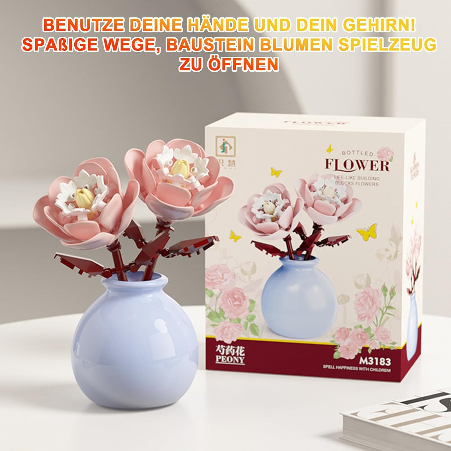 Thumbnail 4 de runpeak Klemmbausteine Blumen Set – Dekorative Bausteine für Zuhause