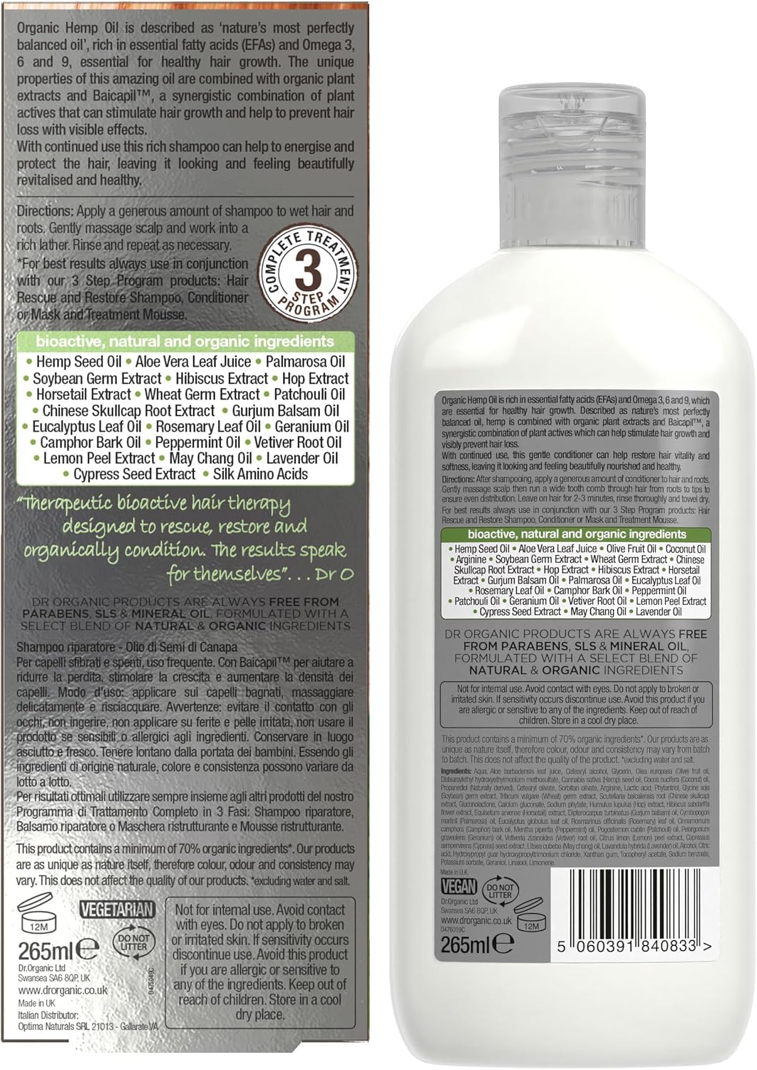 Detalle de Hemp Oil Hair Mousse 150ml