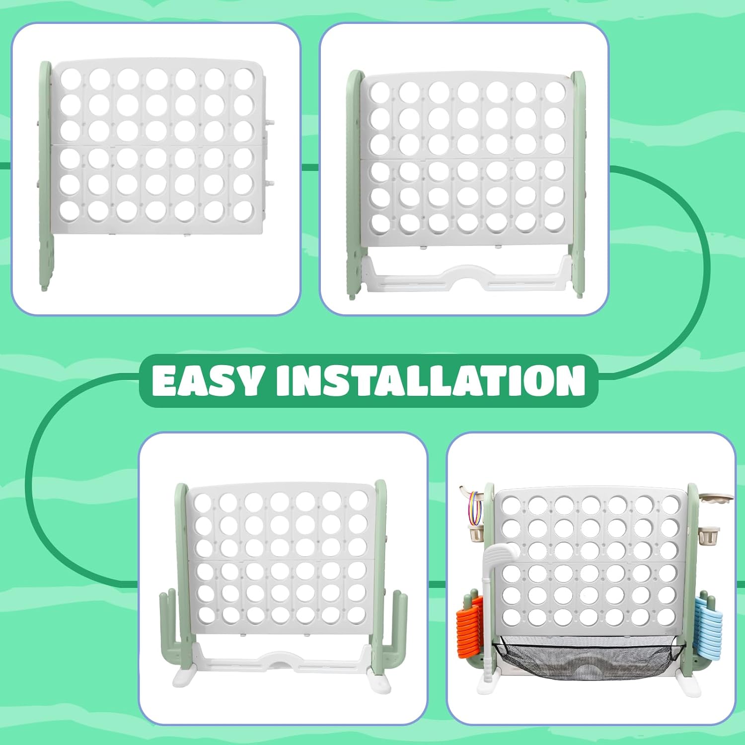 Thumbnail 6 de Giant Connect 4 Family Game Set 4-in-a-row