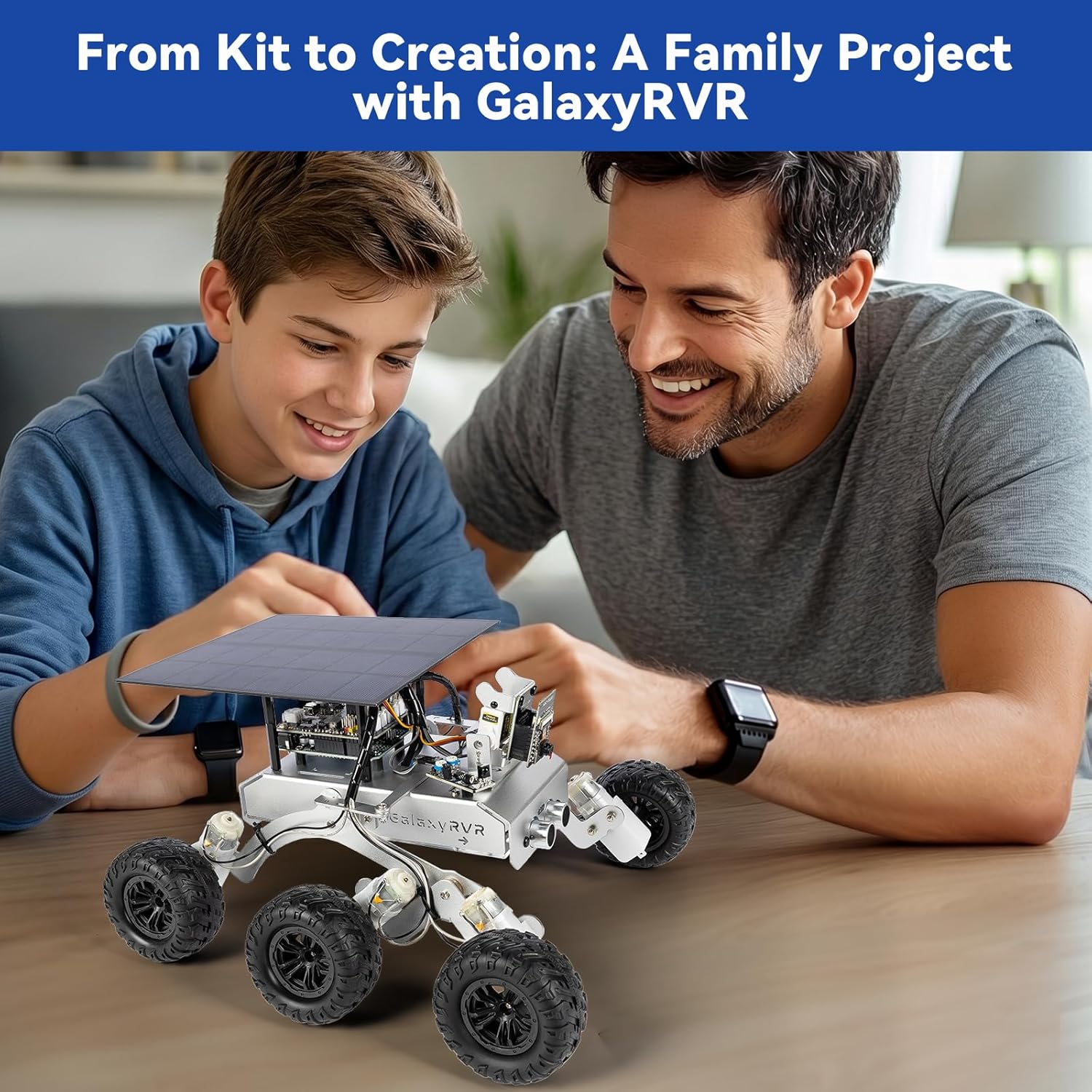 Thumbnail 3 de SUNFOUNDER GalaxyRVR Mars Rover Kit – Arduino UNO R3, ESP32 Cam et FPV en temps réel