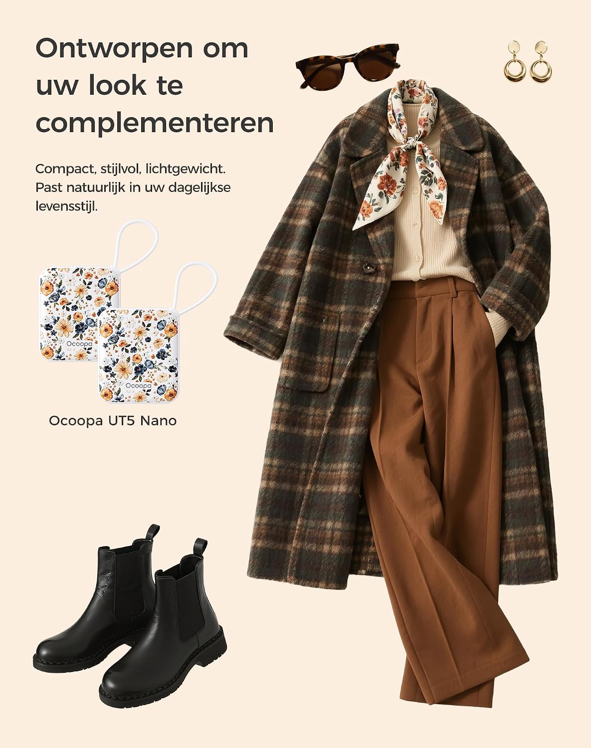 Thumbnail 6 de OCOOPA UT3042 elektrische handwarmers, set van 2 met 3 warmtestanden