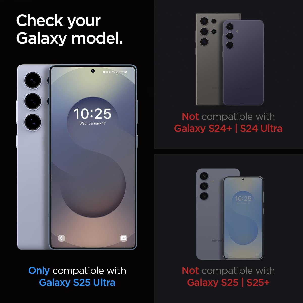 Thumbnail 1 de Spigen Glas.tR EZ Fit Filtro Privacidad para Samsung Galaxy S25 Ultra 🔒