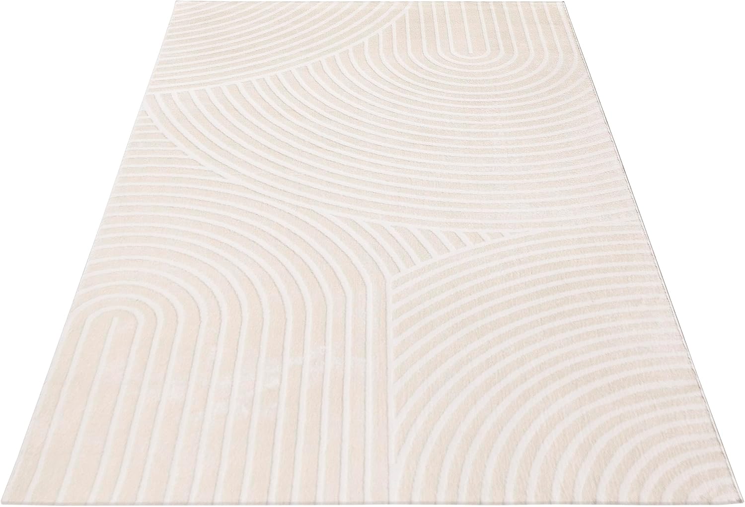 Thumbnail 4 de Paco Home Tapis Crème 160x220 cm