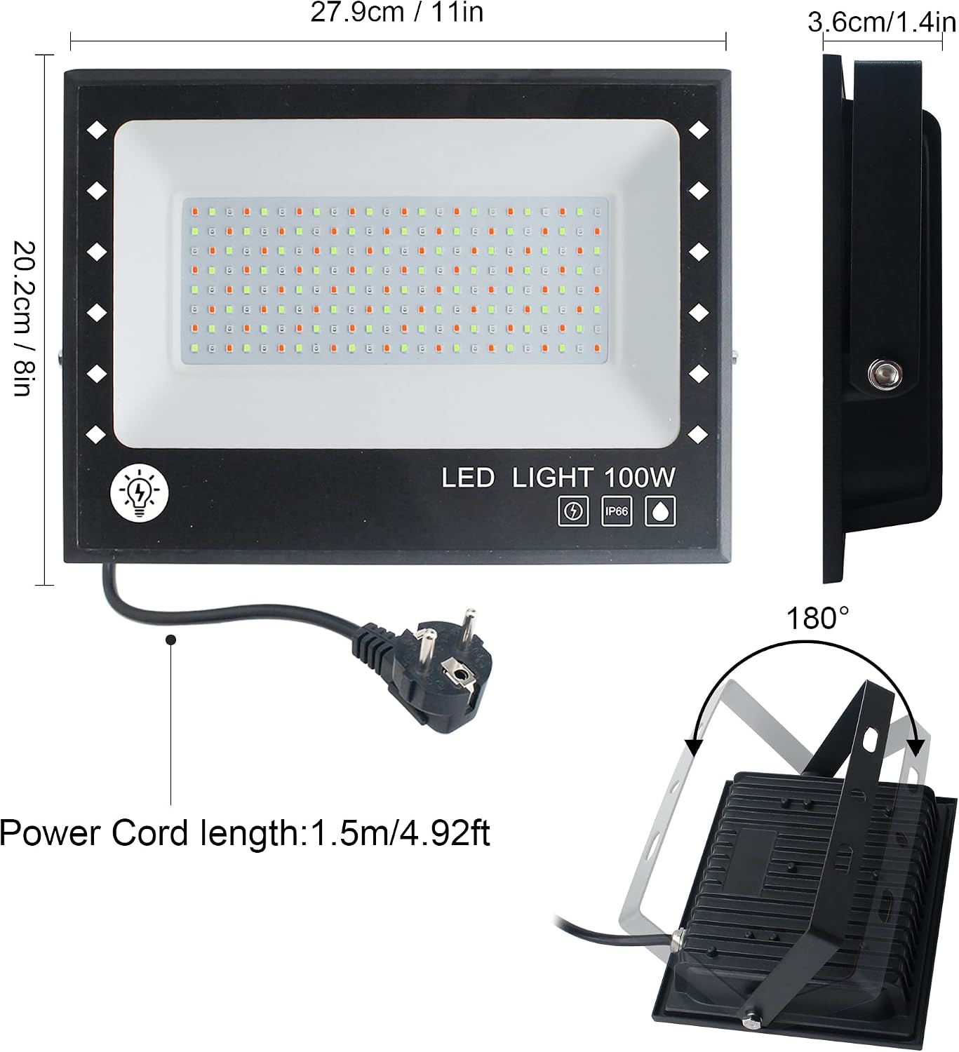 Thumbnail 5 de OUSIDE Foco LED RGB 100W para exterior