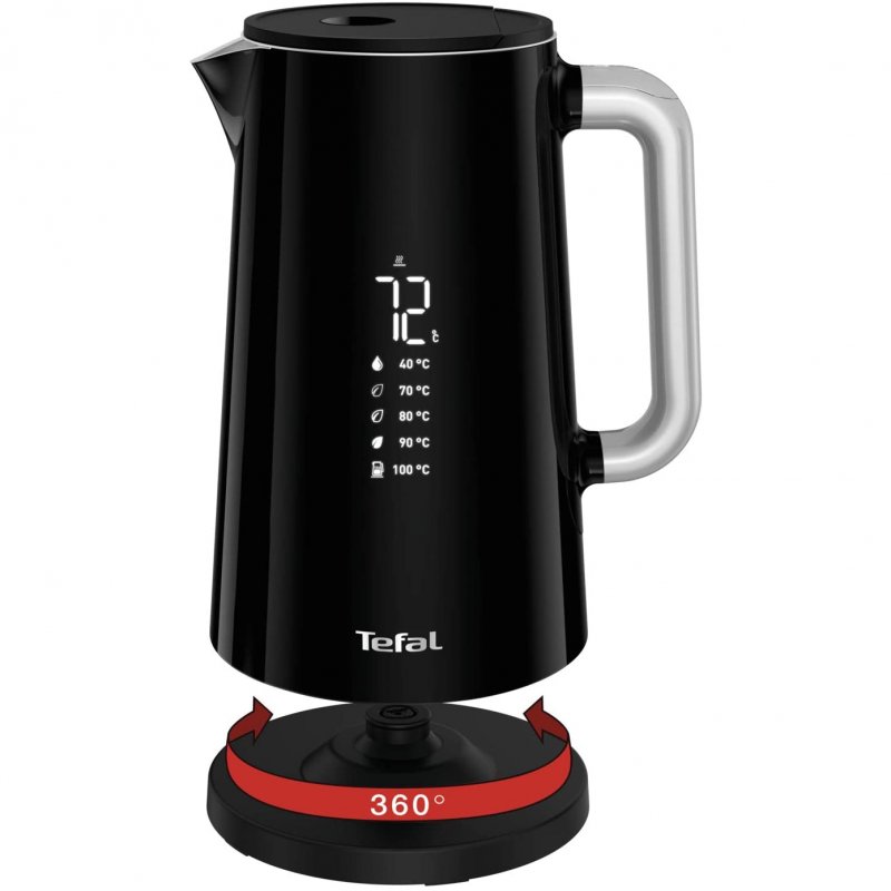 Detalle 2 de Tefal Smart'n Light KO850810 Hervidor Eléctrico 1.7L Negro: temperatura a un clic
