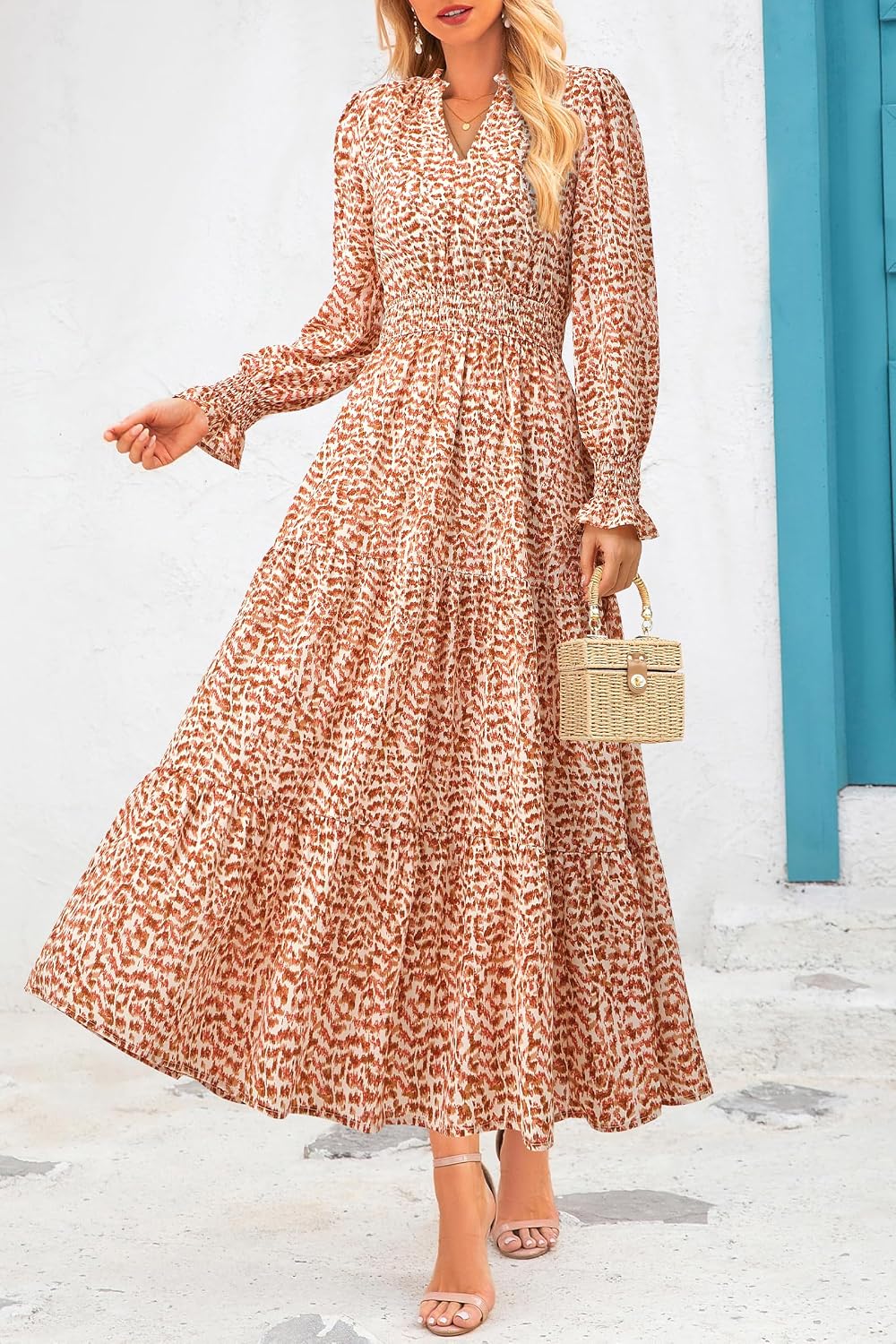 Detalle de PRETTYGARDEN Floral Maxi Dress S-XXL