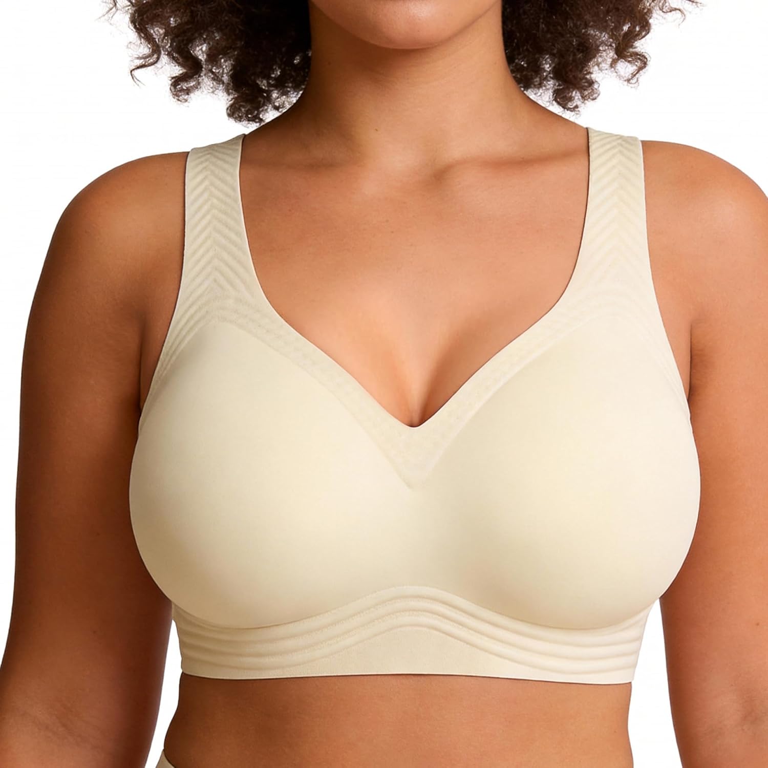 Thumbnail 6 de Soft Intention Jelly Wireless Bra: Seamless Push Up Full Coverage for Everyday Comfort