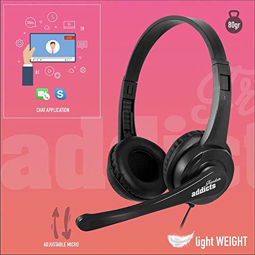 Detalle 2 de NGS VOX505USB Auricular estéreo con micrófono y USB