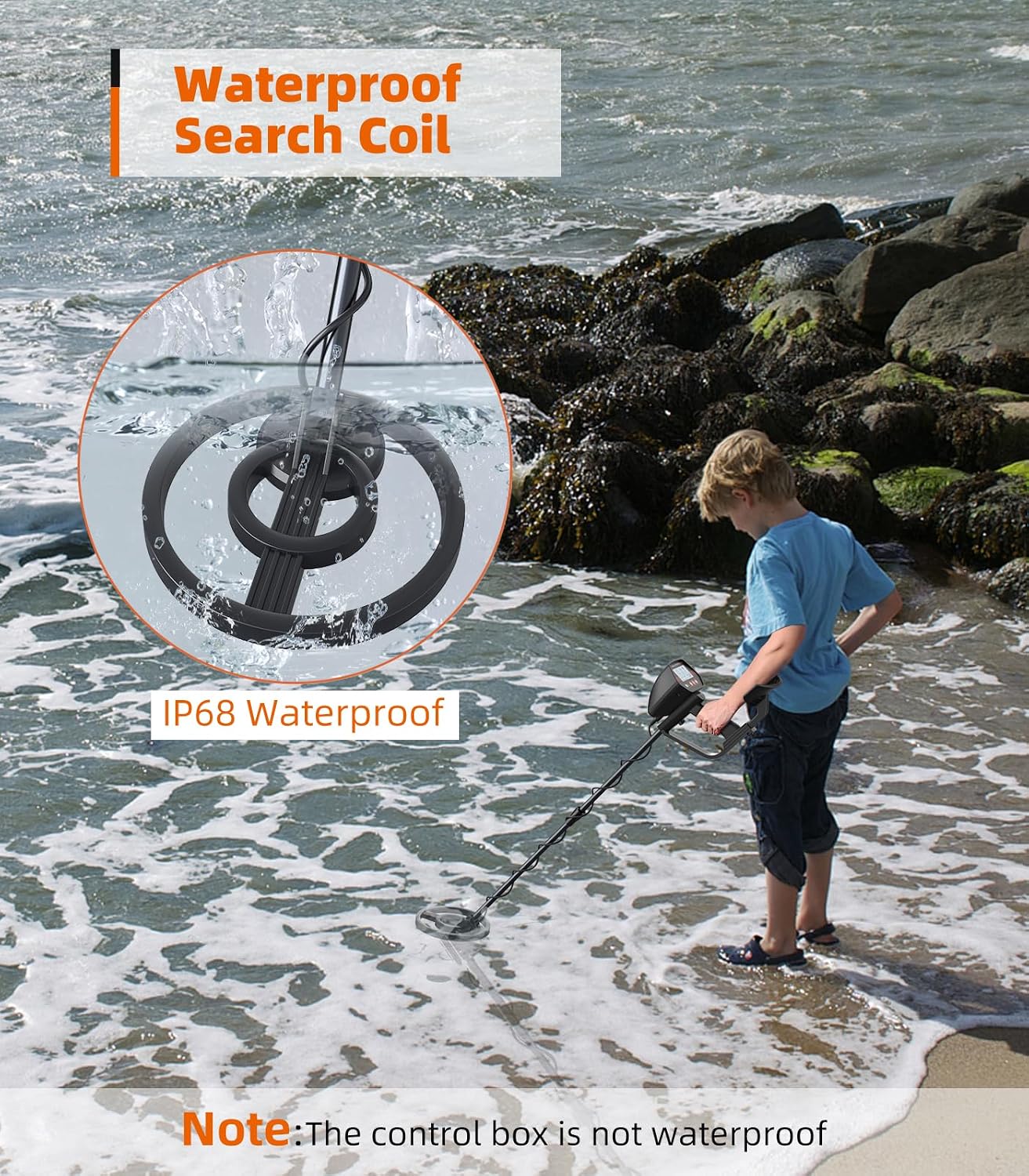 Detalle 2 de DetectTrek Kids Metal Detector, 8-Inch Coil
