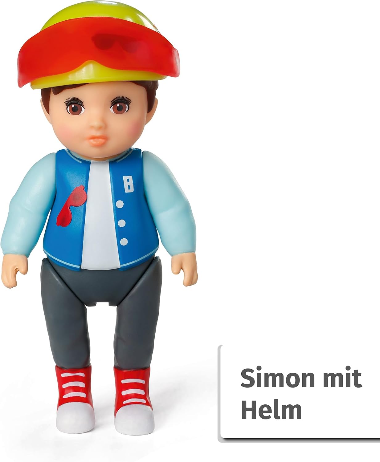 Detalle de BABY born Minis Scooter-Spielset mit Simon-Puppe, Roller und Helm (906118) von Zapf Creation