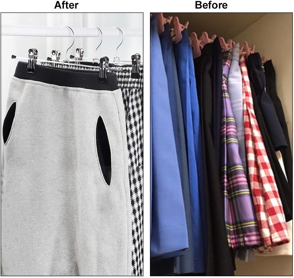 Thumbnail 4 de NORTHERN BROTHERS Pants Hangers with Clips 20 pack